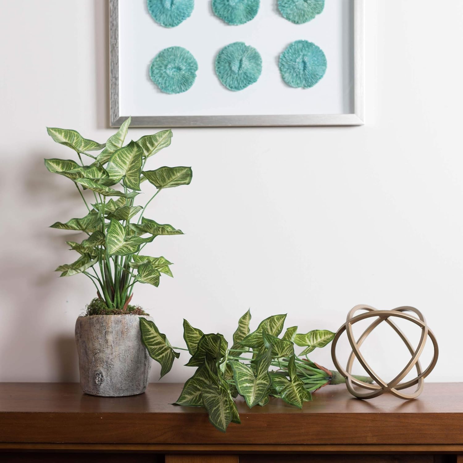 Vickerman 22 Artificial Green Syngonium Bush