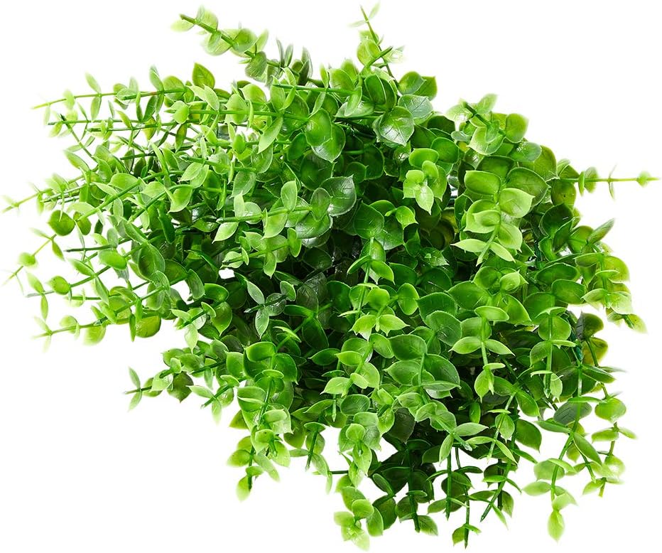 ArtBloom 12 Bundles UV Resistant Artificial Boxwood Flowers