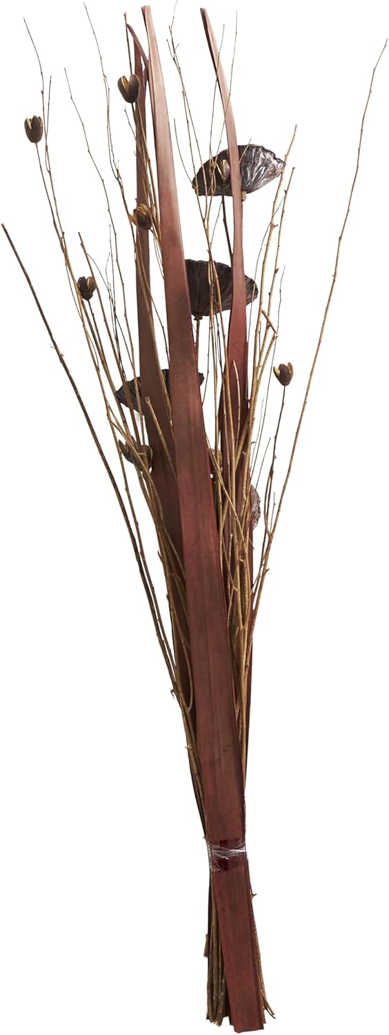 Deco 79 Dried Lotus Flower Decor