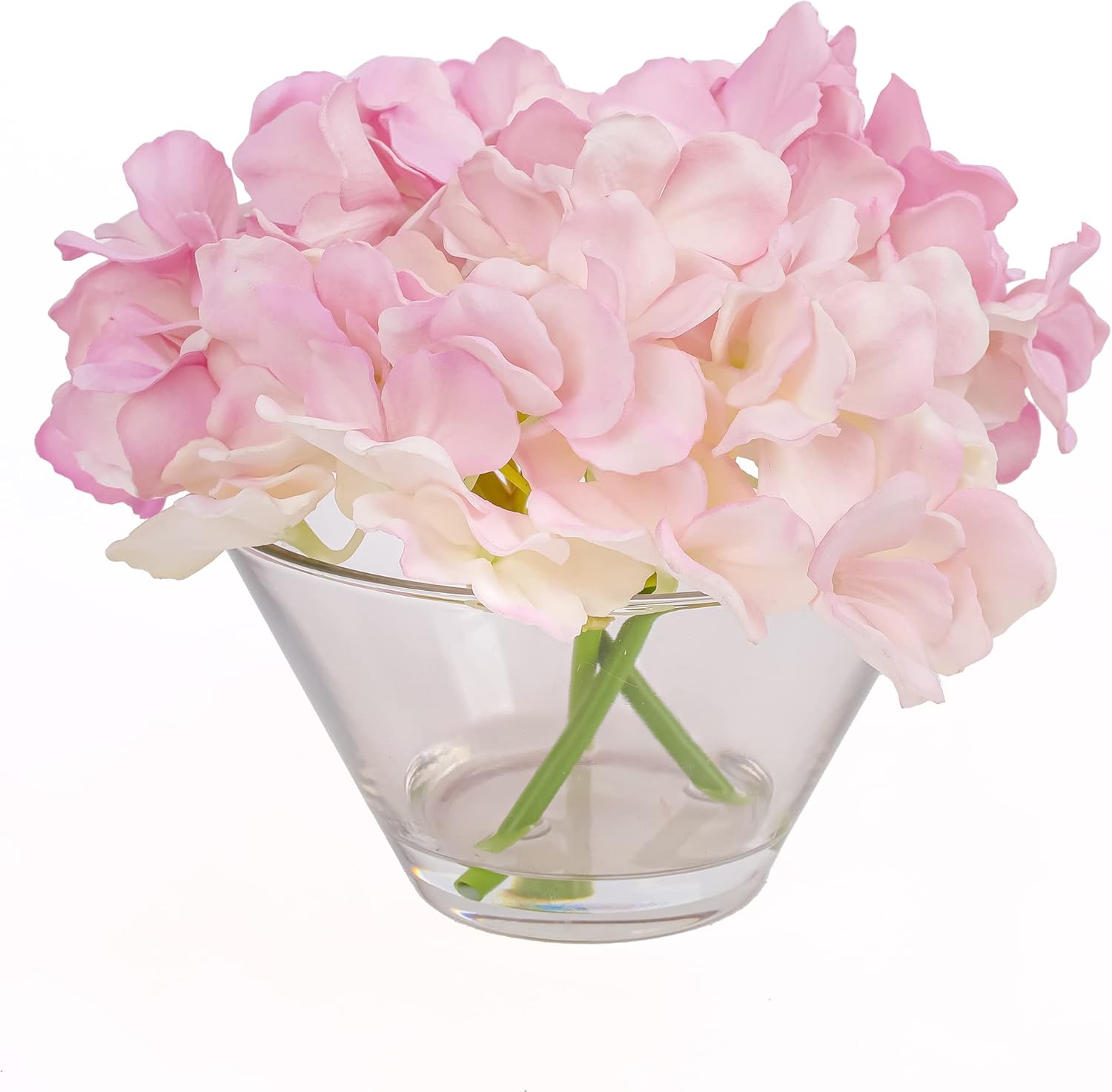 National Tree Company Artificial Hydrangea Bouquet Purple 8 Inches