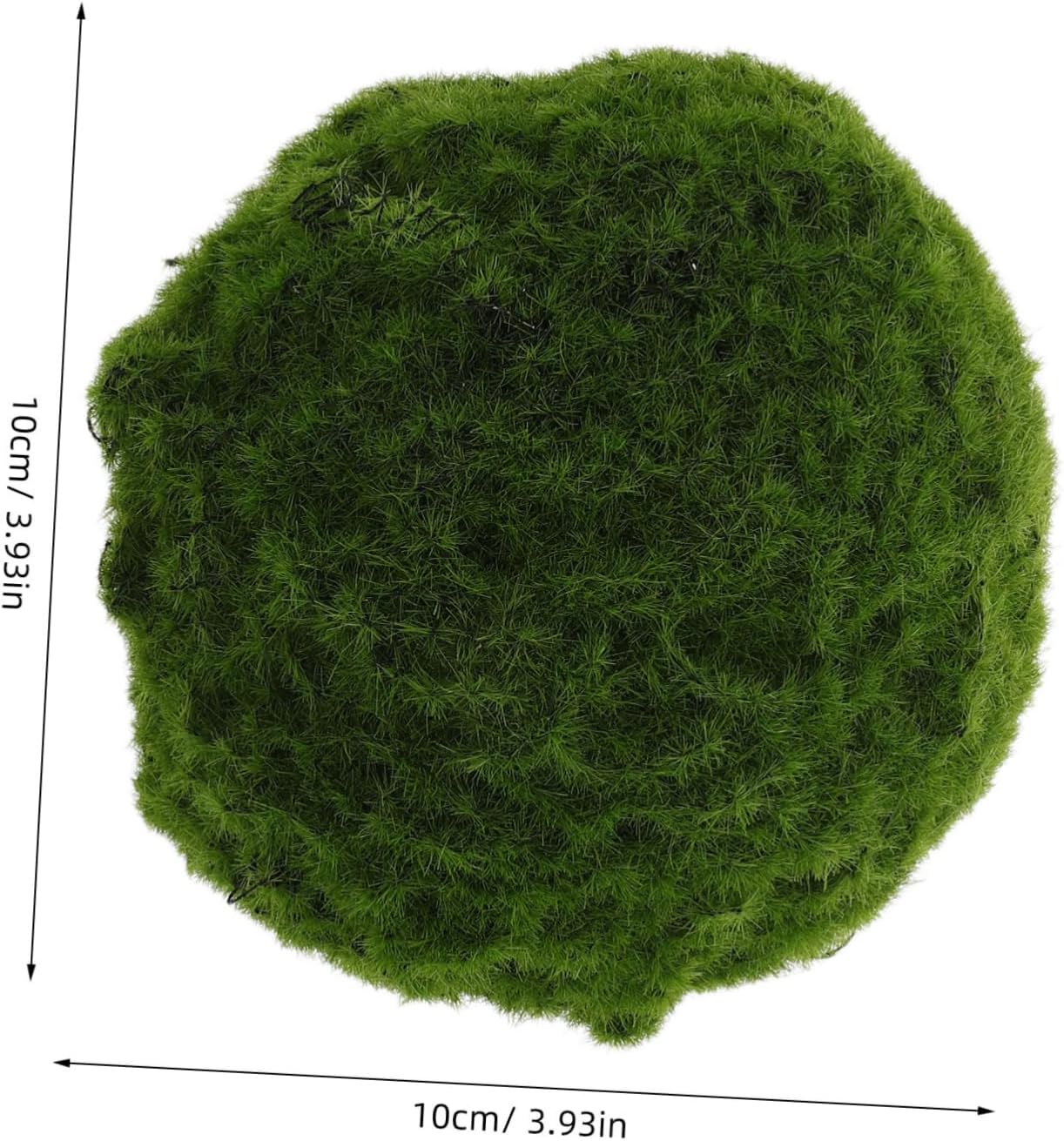 Happyyami Realistic Artificial Moss Ball 10cm Decorative Sphere