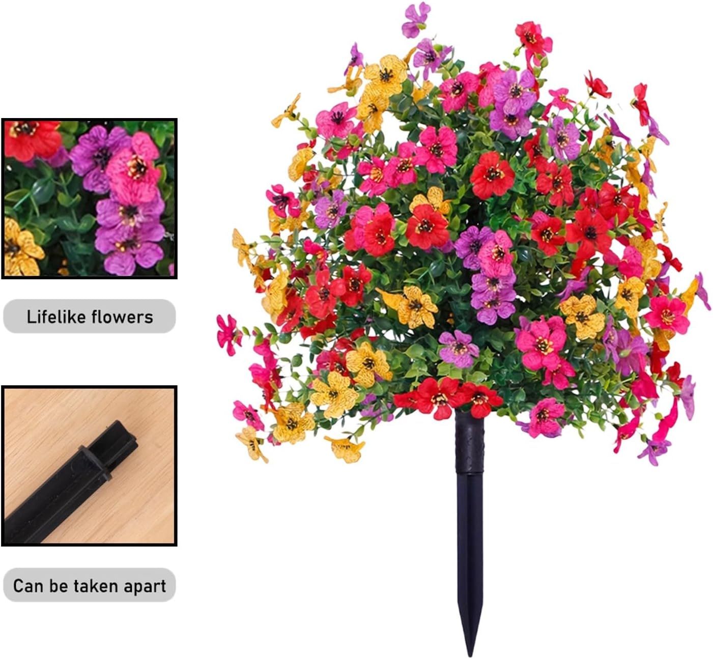 Lovskoo Artificial Flowers for Outdoor Decor