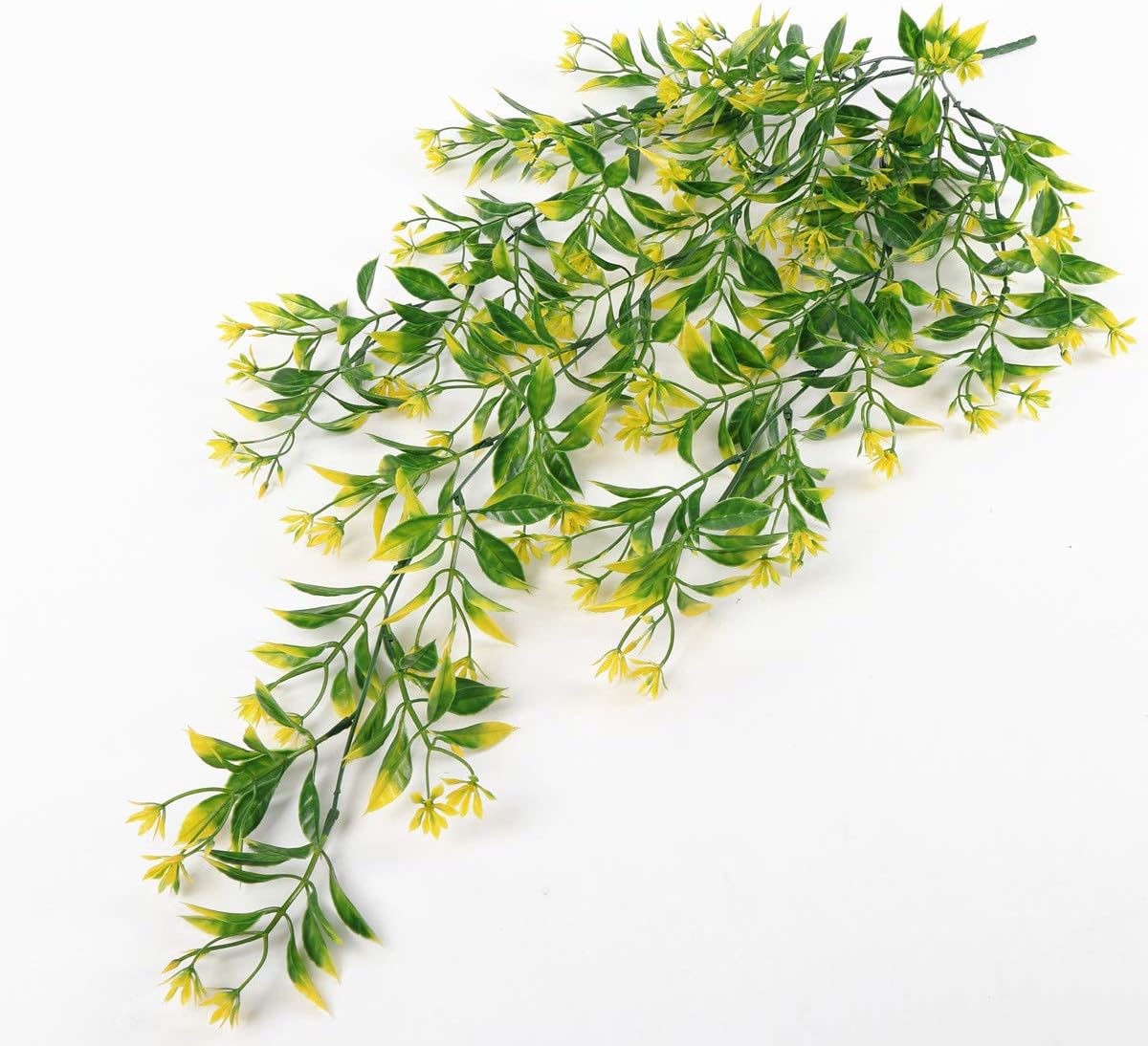 Yellow Artificial Hanging Vine Flowers Decor 4 Pack
