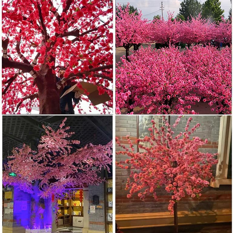 Artificial Pink Peach Blossom Tree 1mx08m
