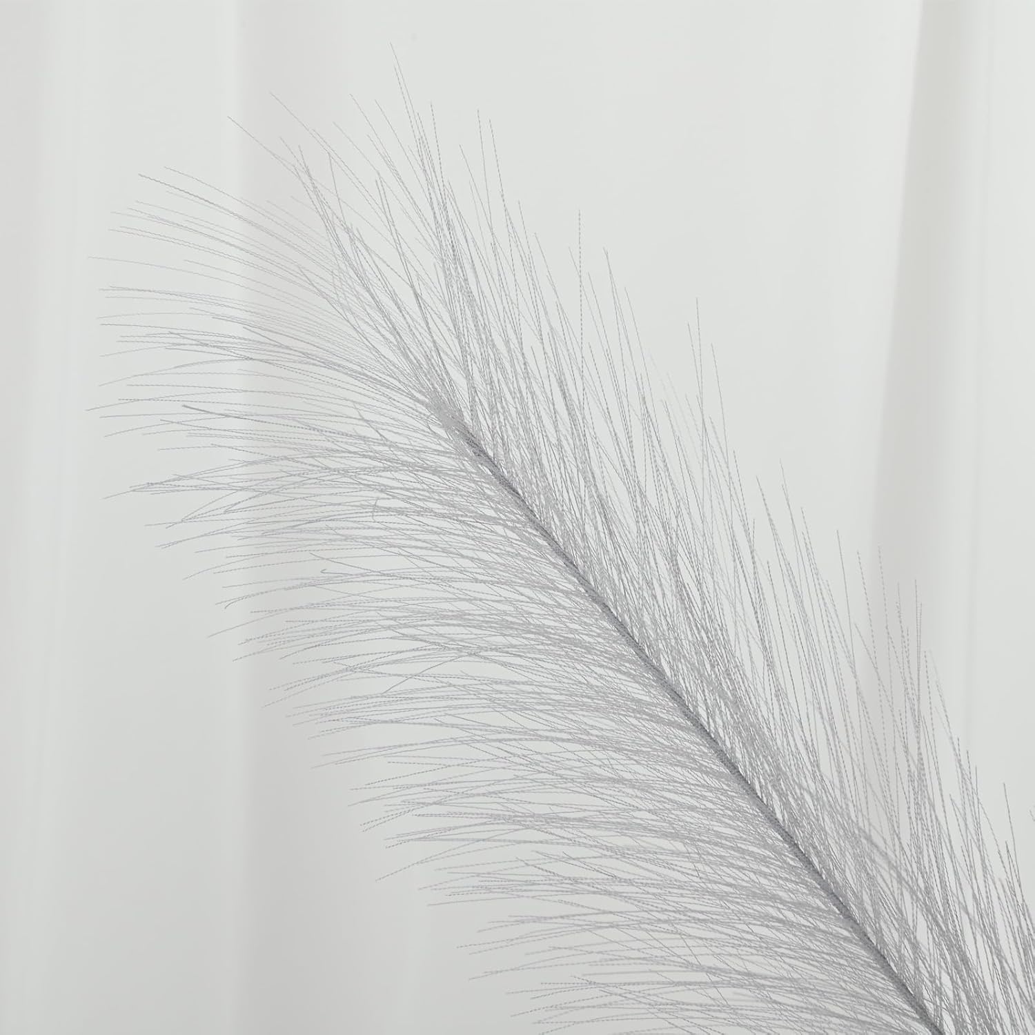 U-LIAN 36PCS Grey Faux Pampas Grass for Decor