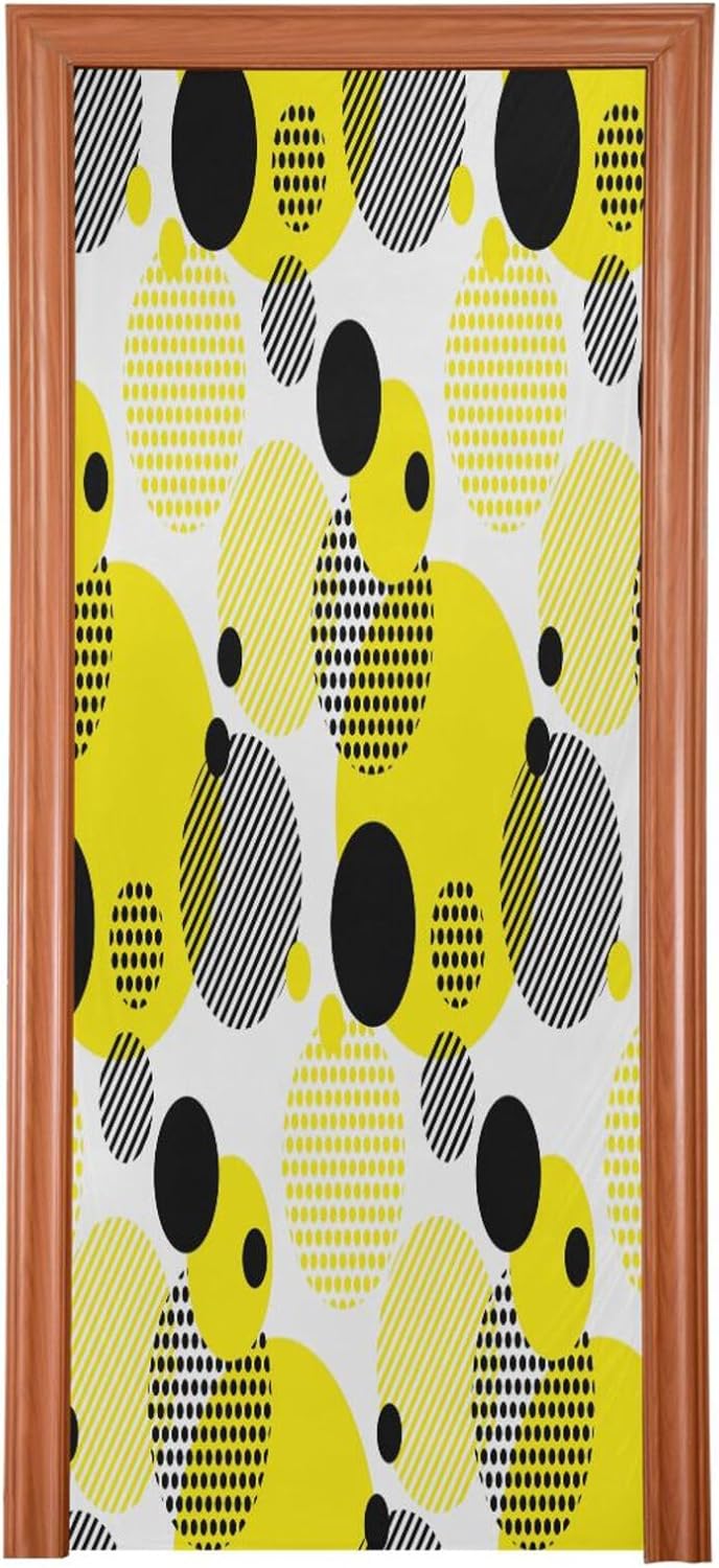 Susiyo Dots Halloween Door Cover Stretch Fabric Decor