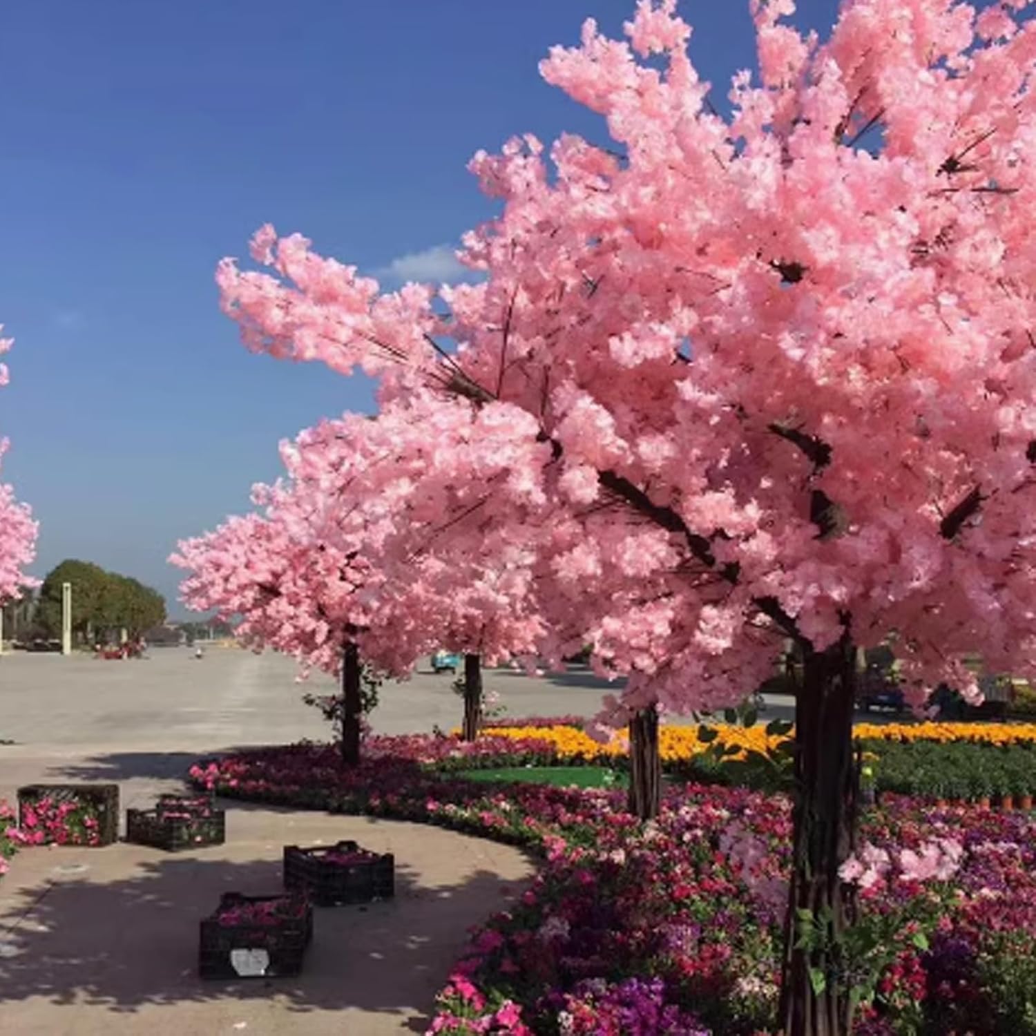 TBJEN Artificial Cherry Blossom Tree 1x06m