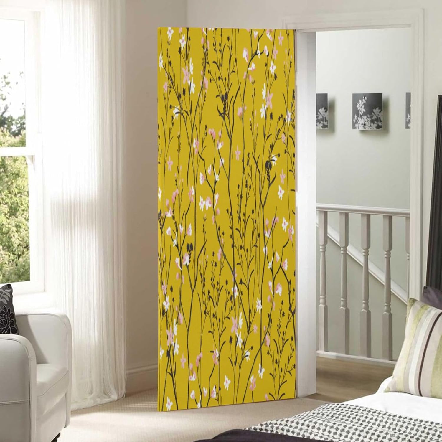 Susiyo Stretch Door Cover for Front Doors 35x79 Inch