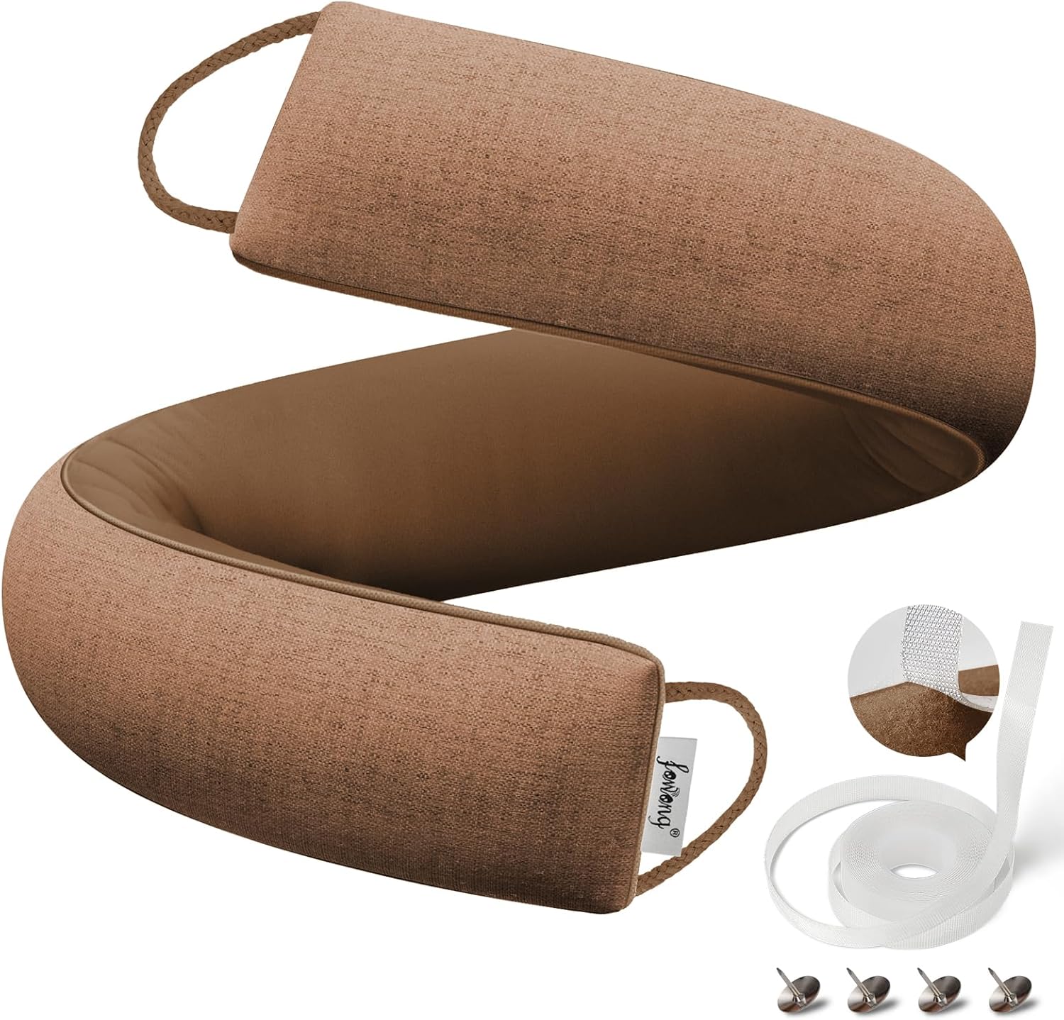 Fowong Door Draft Stopper 30 Inch Weighted Soundproof Blocker