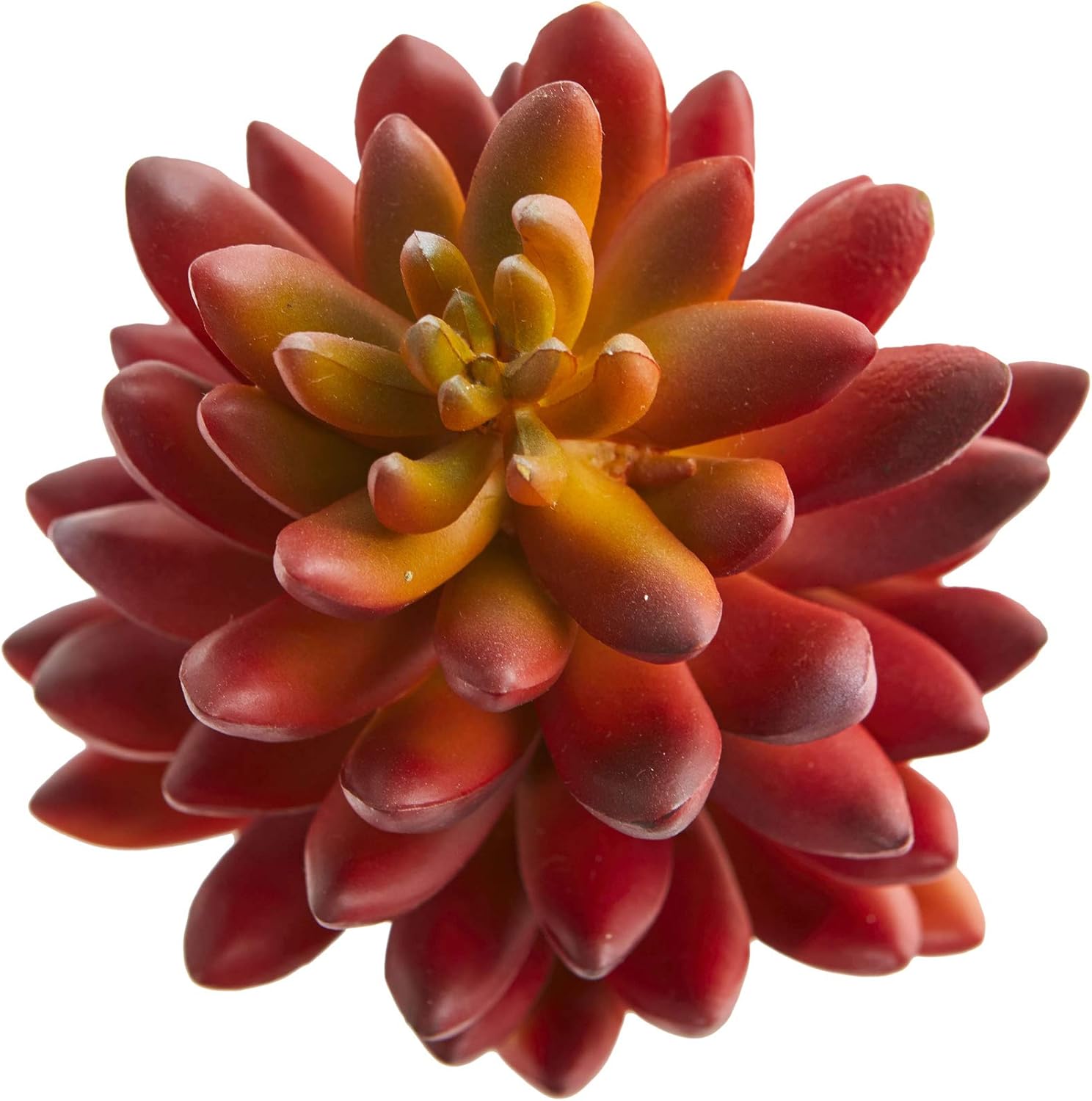 Nearly Natural 75-Inch Succulent Artificial Plants Set of 6 Orange