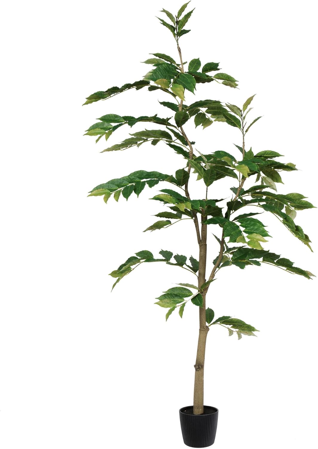 Vickerman 6 Foot Realistic Artificial Nandina Tree with 284 Leaves