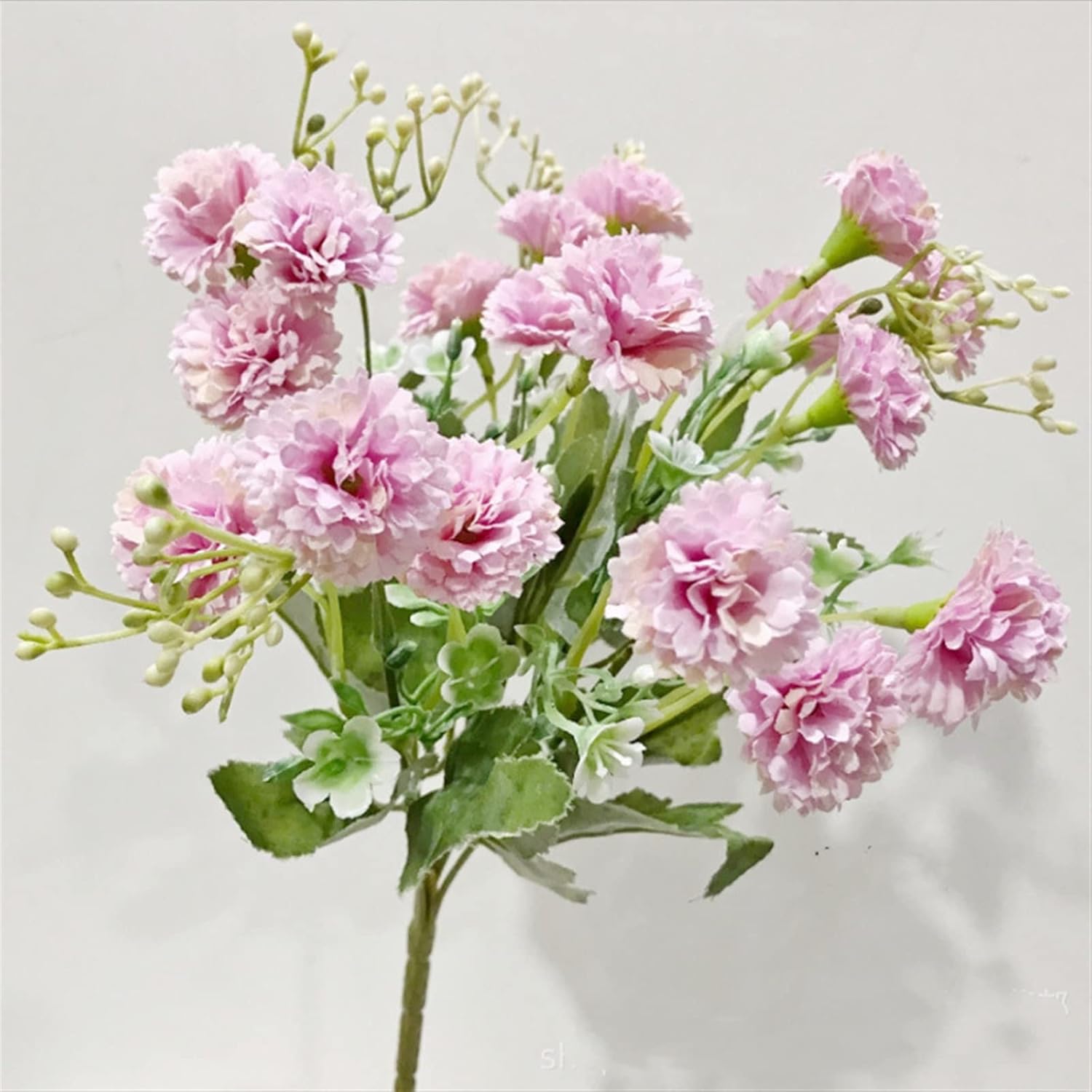 GaRcan Artificial Flowers 20 Head Bunch Lilac Carnations
