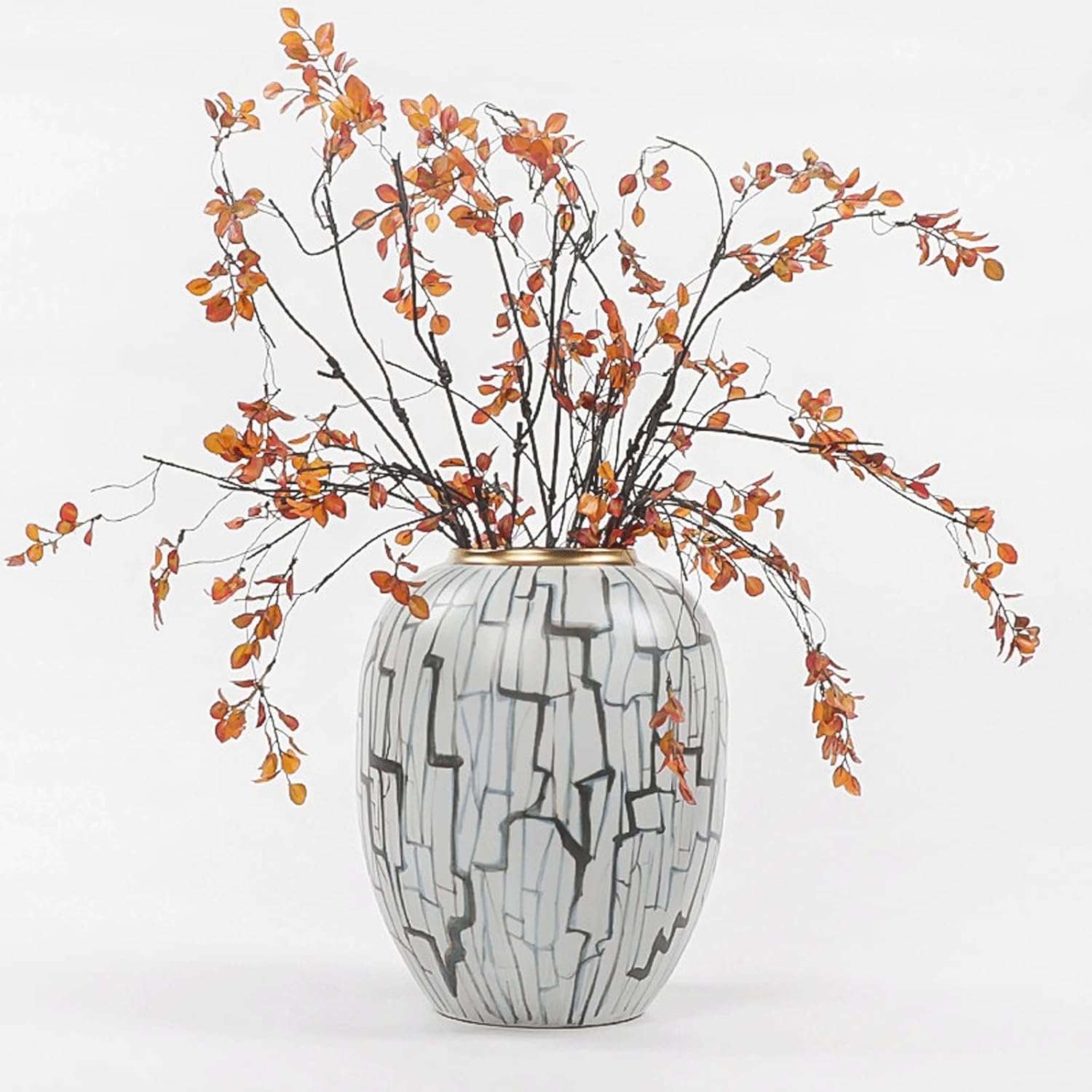 Faux Potted Artificial Green Plant 339 Inches High