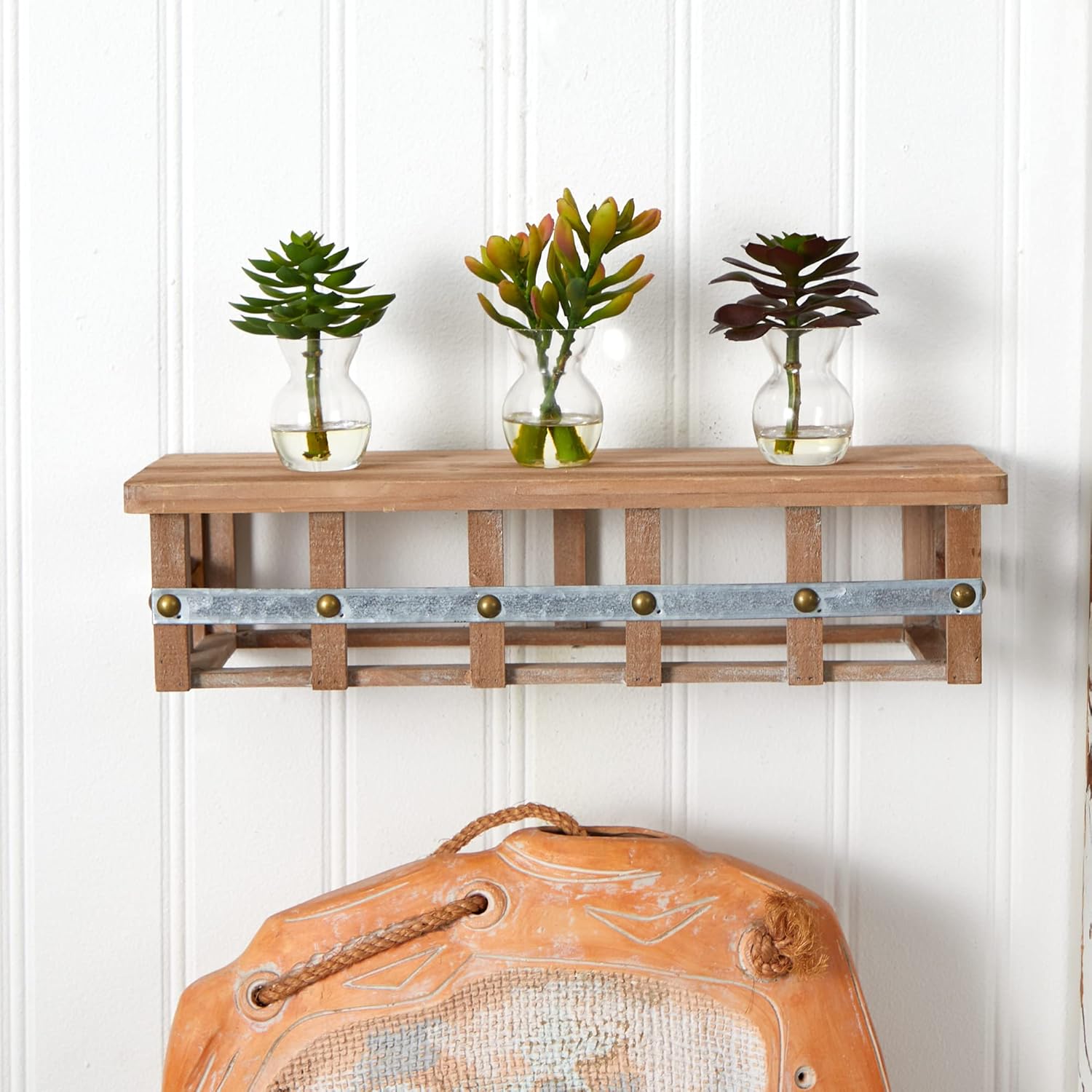 Nearly Natural Succulent Arrangements Set of 3