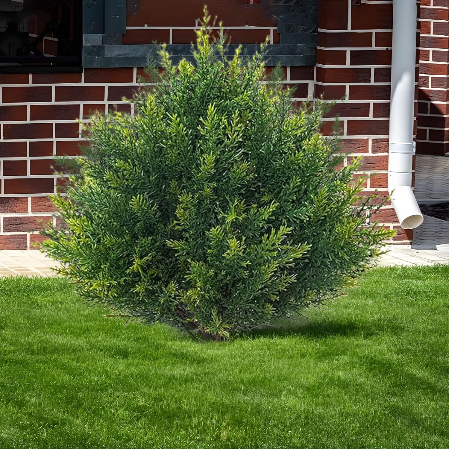 Artificial Cedar Topiary Trees Faux Greenery Decor