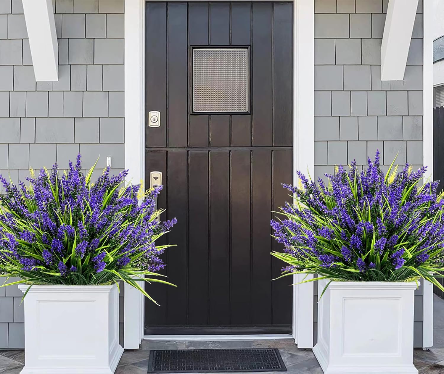 12pcs Purple Artificial Lavender Flowers for Outdoor Decor
