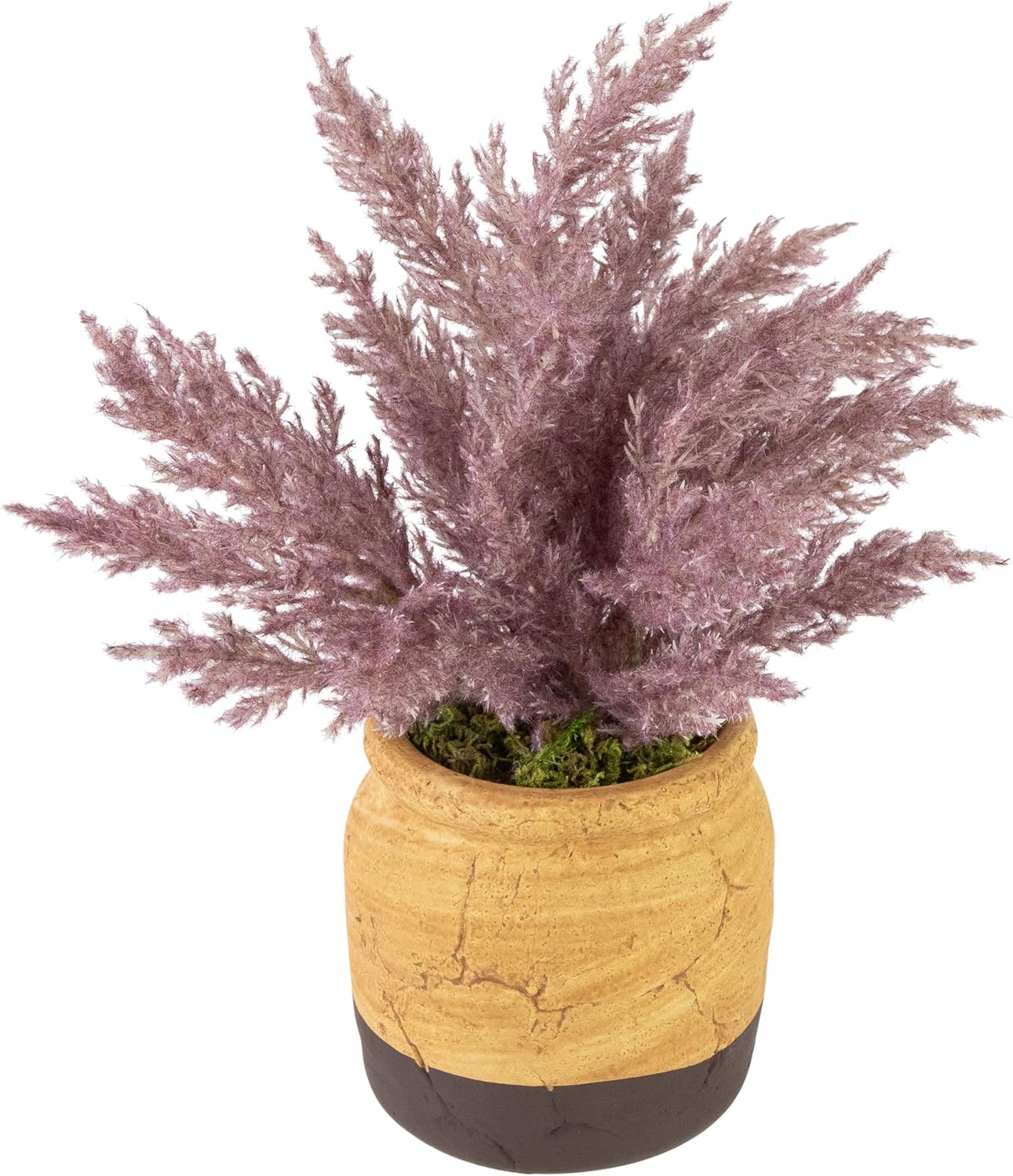 Northlight Artificial Astilbe Plant in Ceramic Pot - Purple 12 Inch