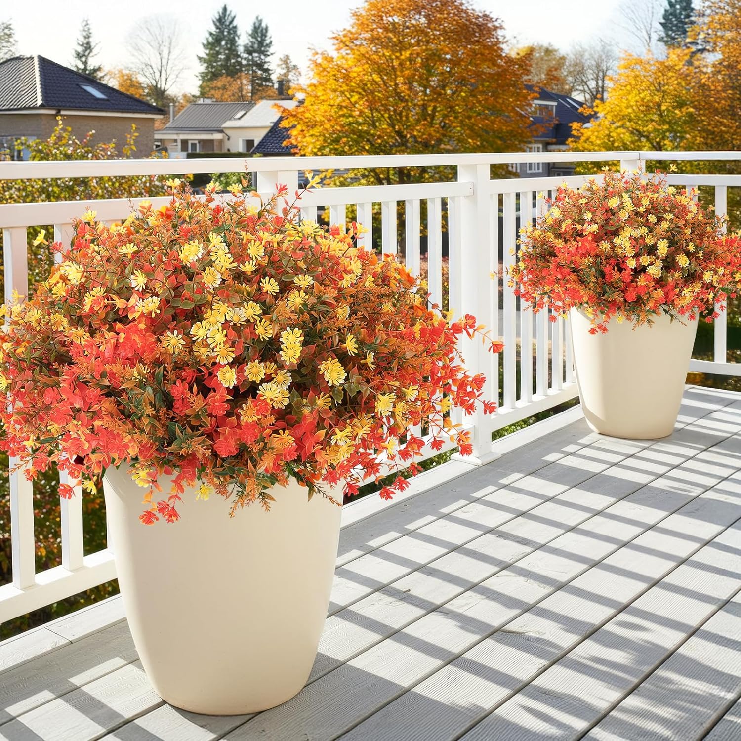 MACTING Fall Artificial Flowers for Outdoor Decor