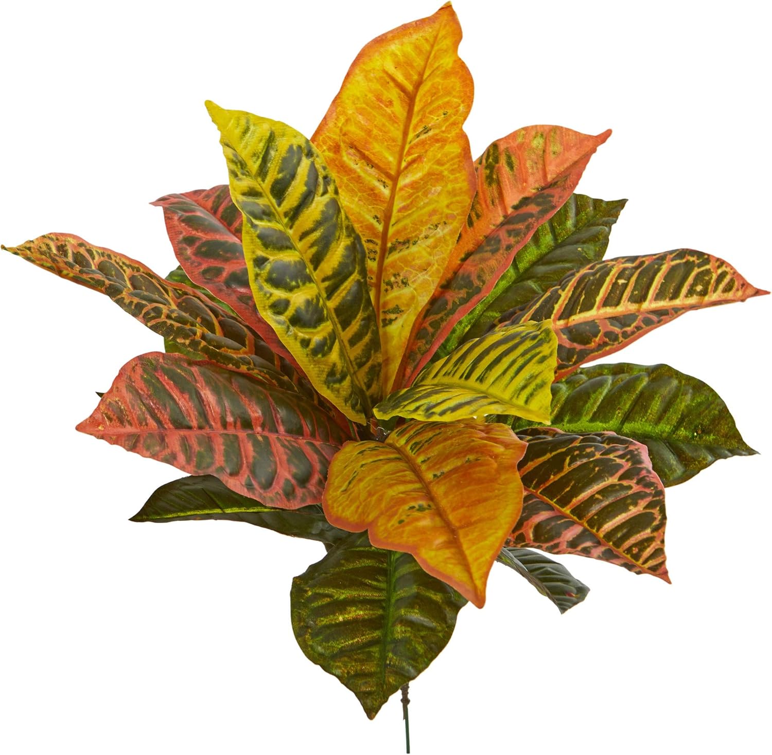 Nearly Natural 17 Garden Croton Artificial Plant Set of 6