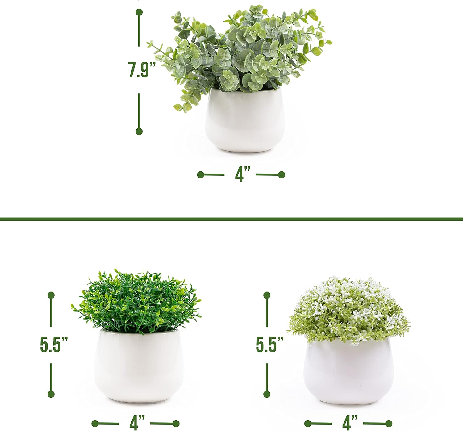GreenCallow Artificial Plants for Home Decor Indoor