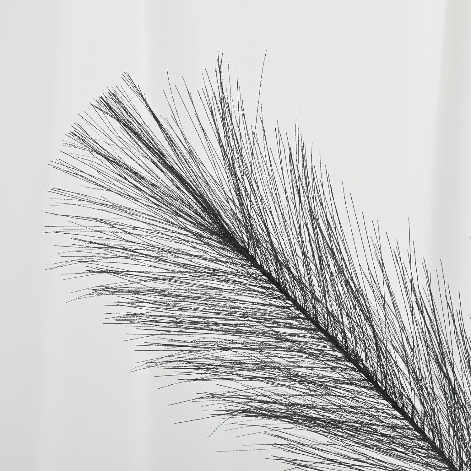 U-LIAN 36PCS Black Faux Pampas Grass Decor