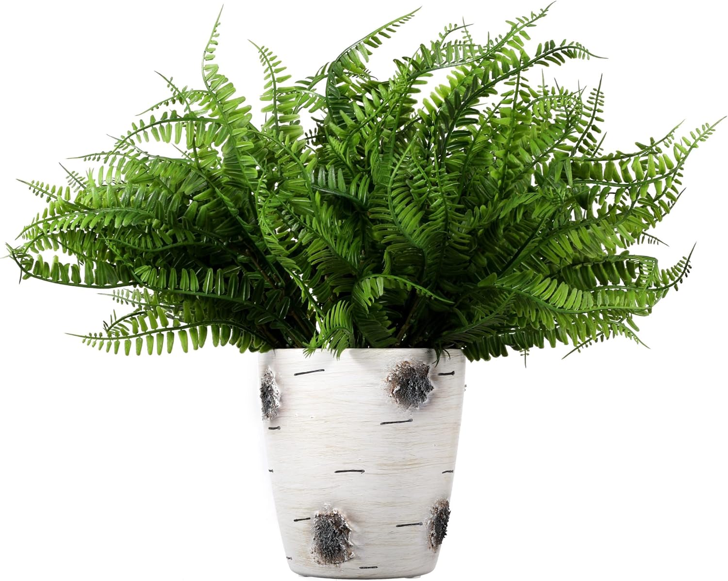 Grand Verde Boston Ferns Artificial Plants 10pcs Dark Green