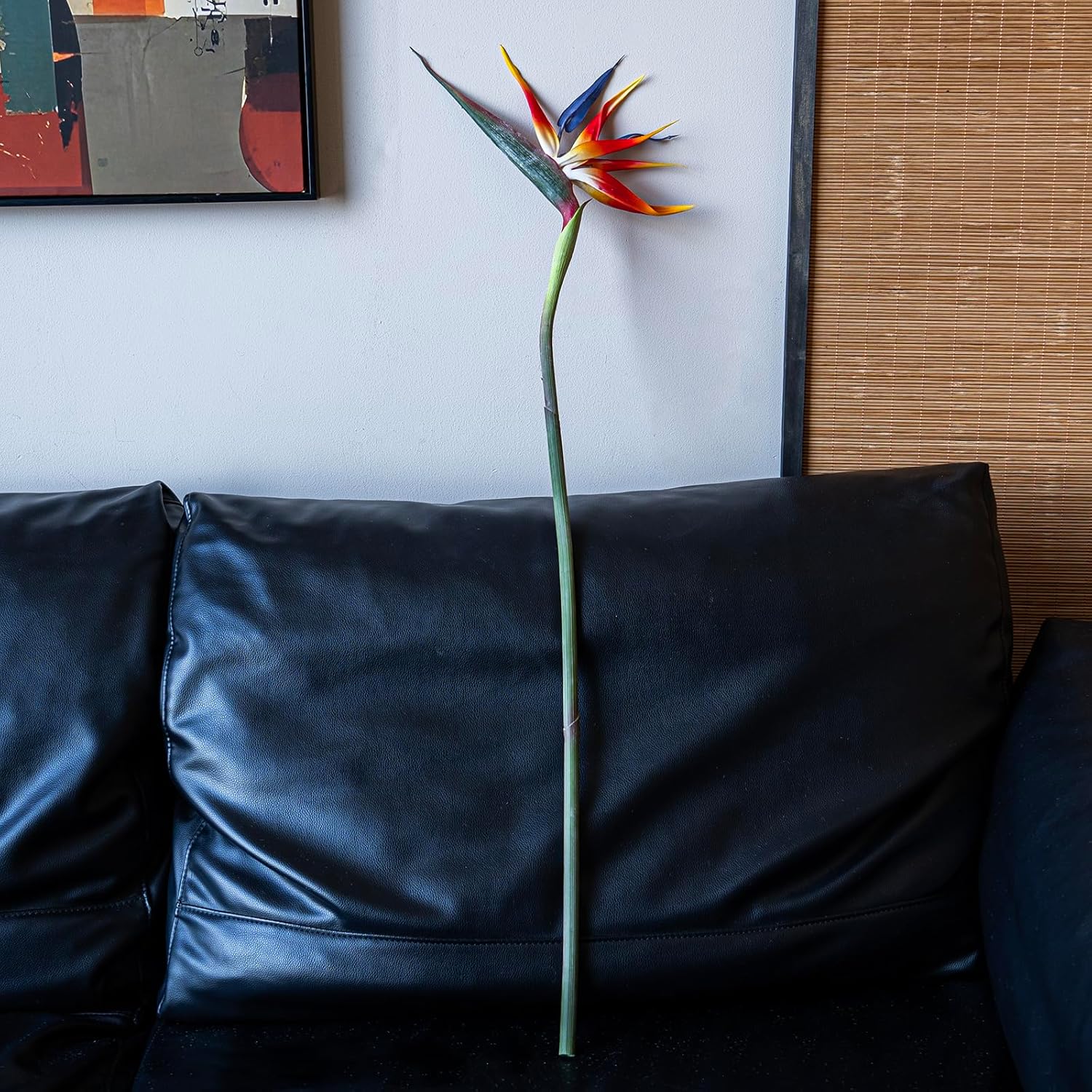 Duyone Artificial Flowers Bird of Paradise 37 Inch 2Pcs