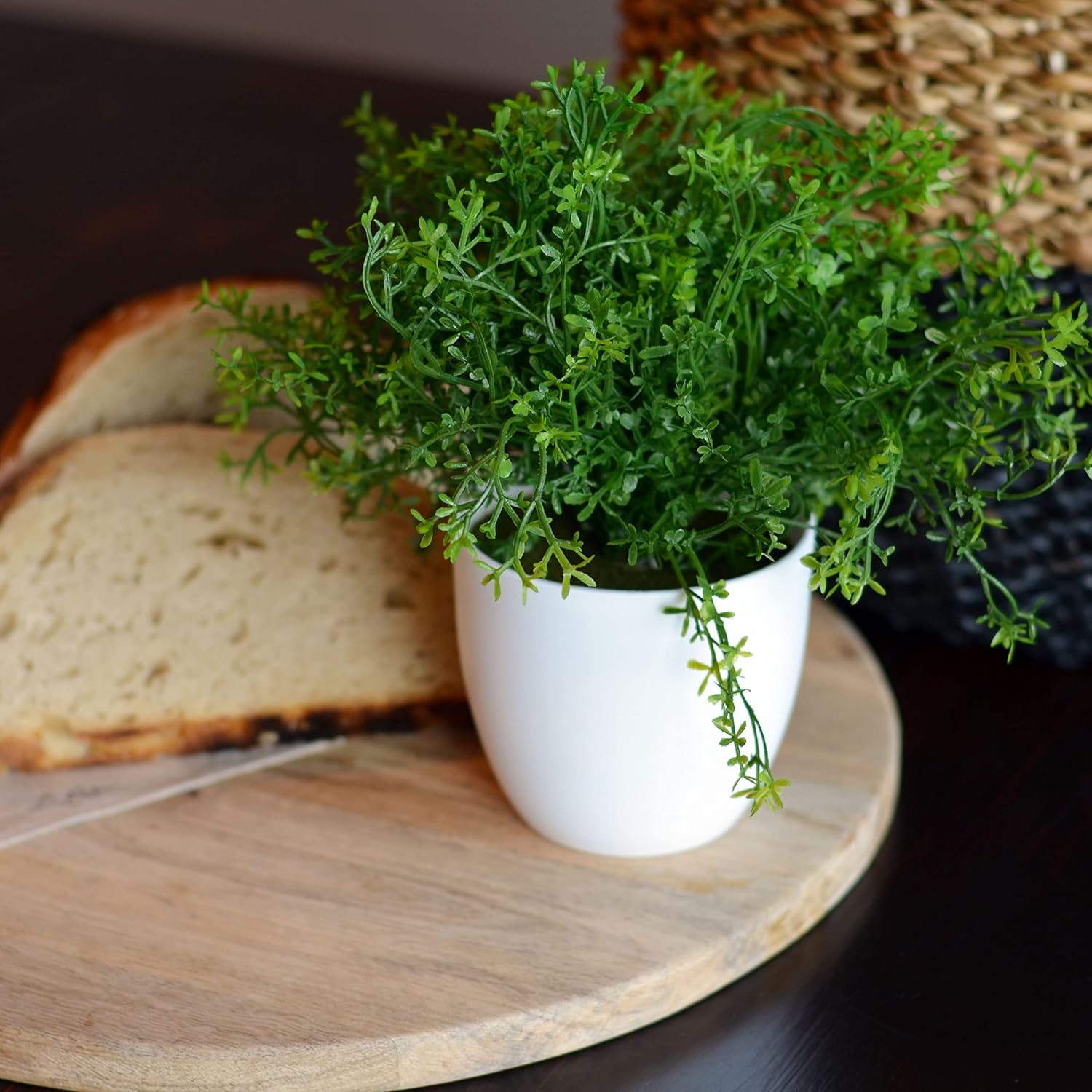 WHW Realistic Faux Baby Thyme Plant 6 x 975 Tall