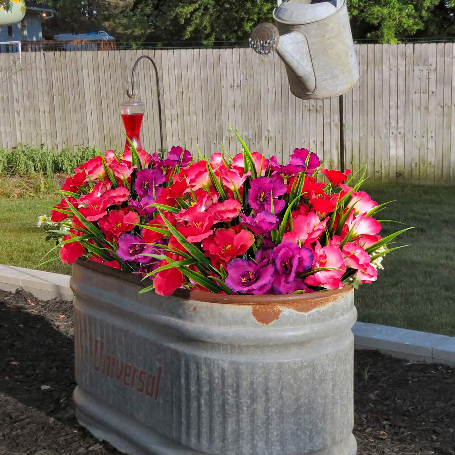 Artificial Flowers for Outdoor Front Porch Decor