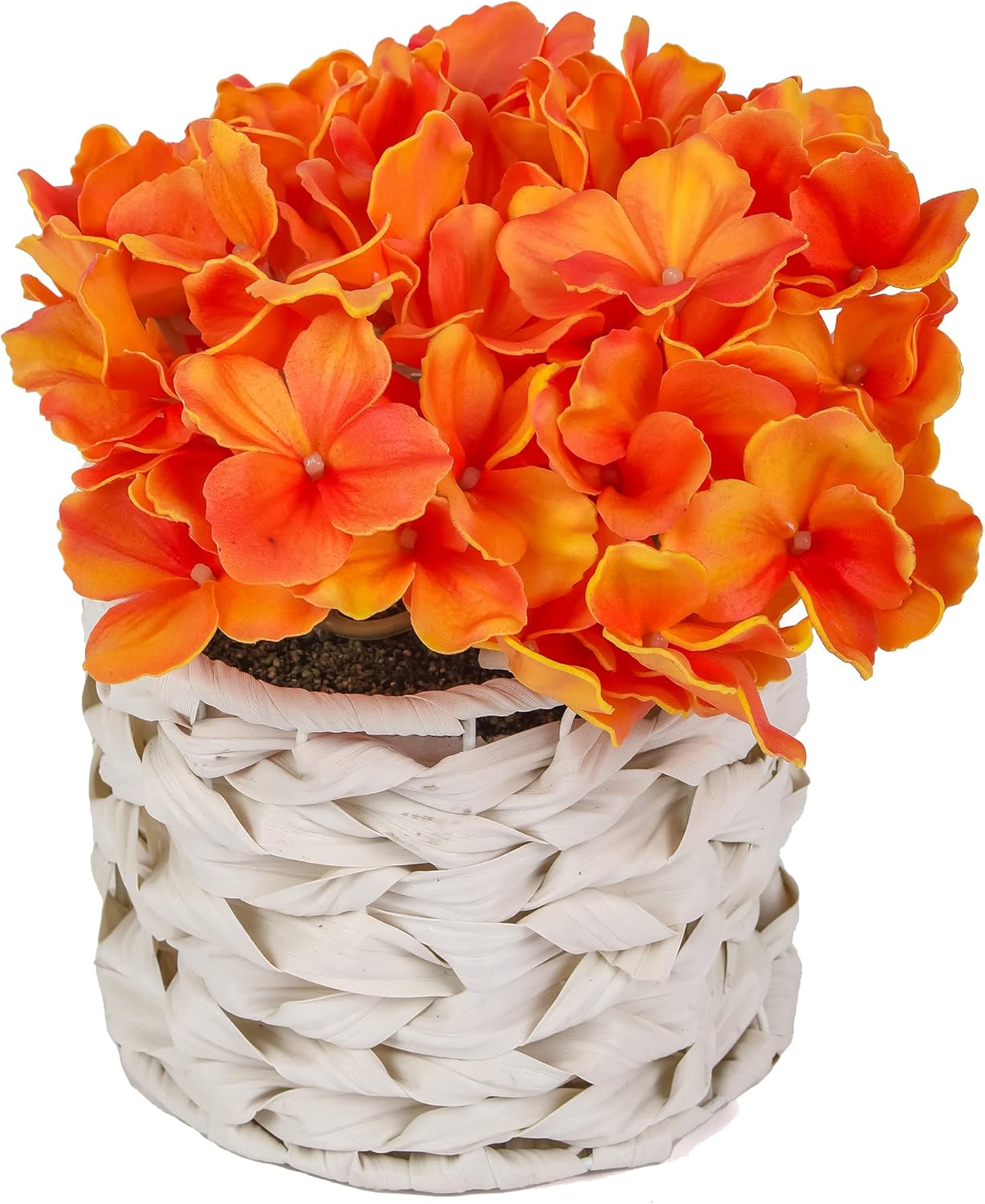 National Tree Company Artificial Hydrangea Bouquet with Basket