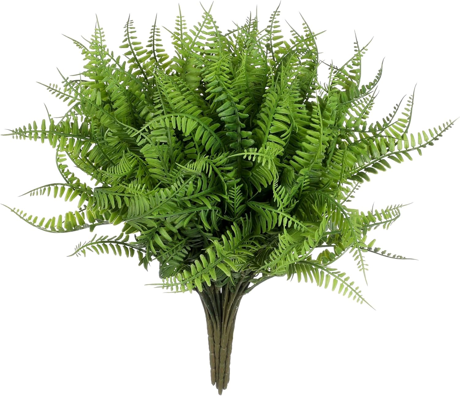 Grand Verde Boston Ferns Artificial Plants 10pcs Dark Green