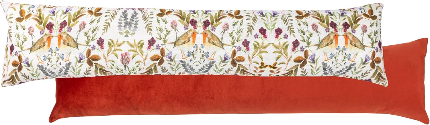 Mirrored Robin Draught Excluder Cover 1