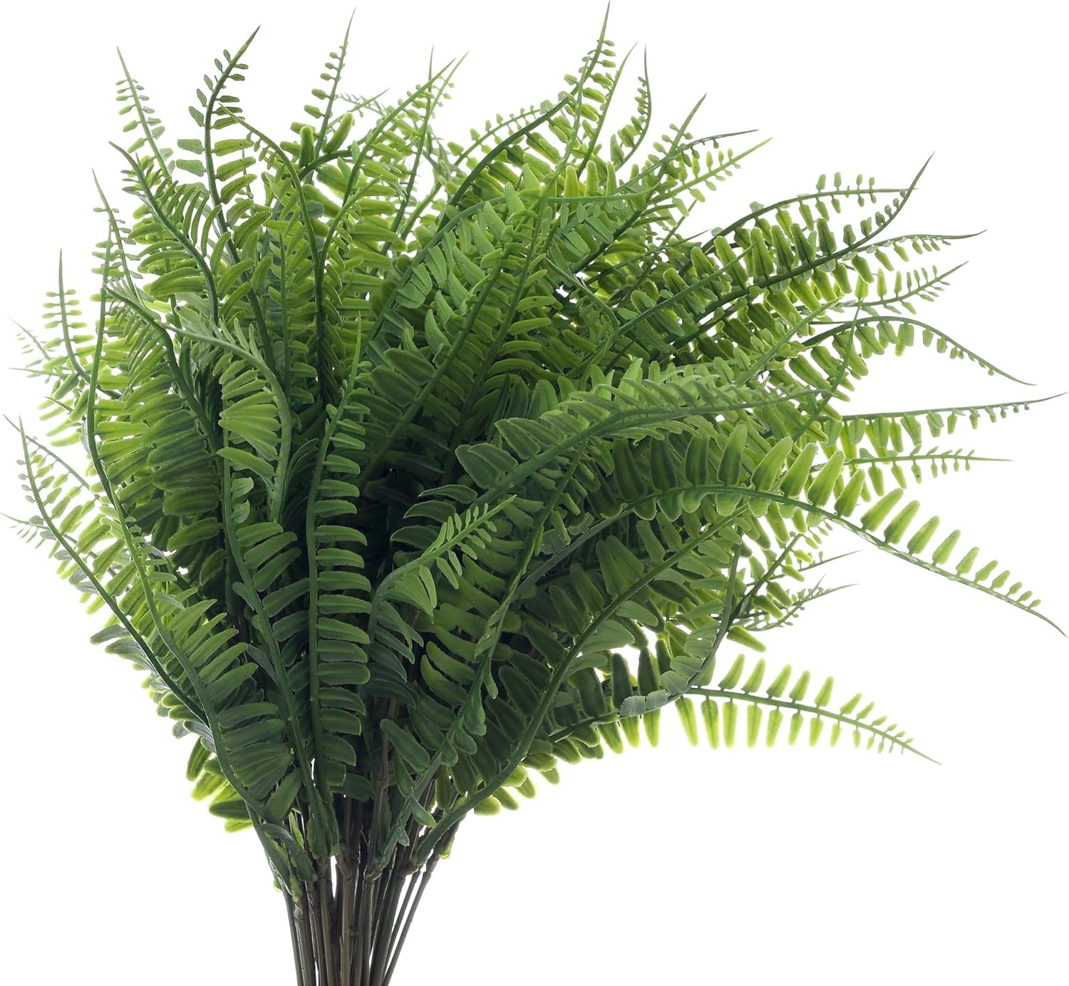 Grand Verde Boston Ferns Artificial Plants 10pcs Dark Green