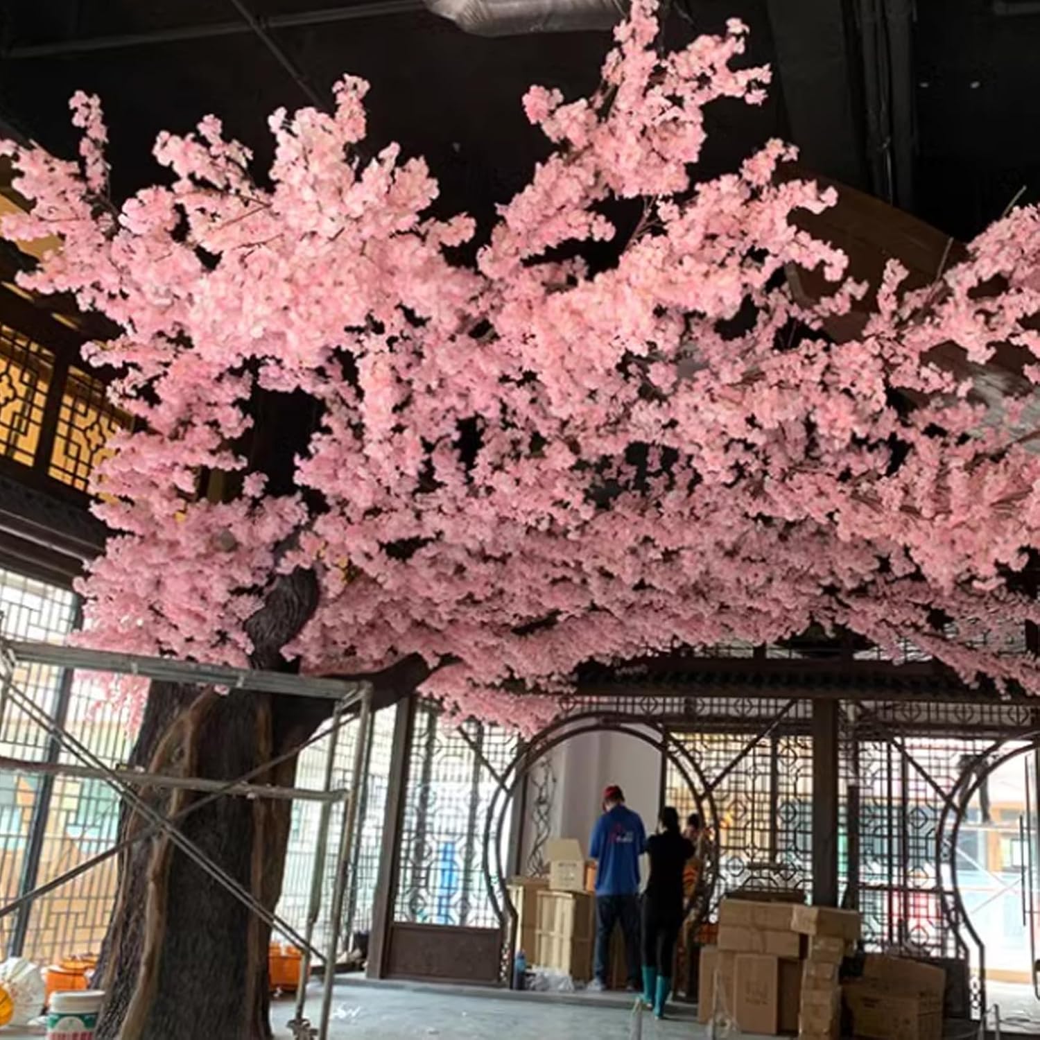 TBJEN Artificial Cherry Blossom Tree 1x06m