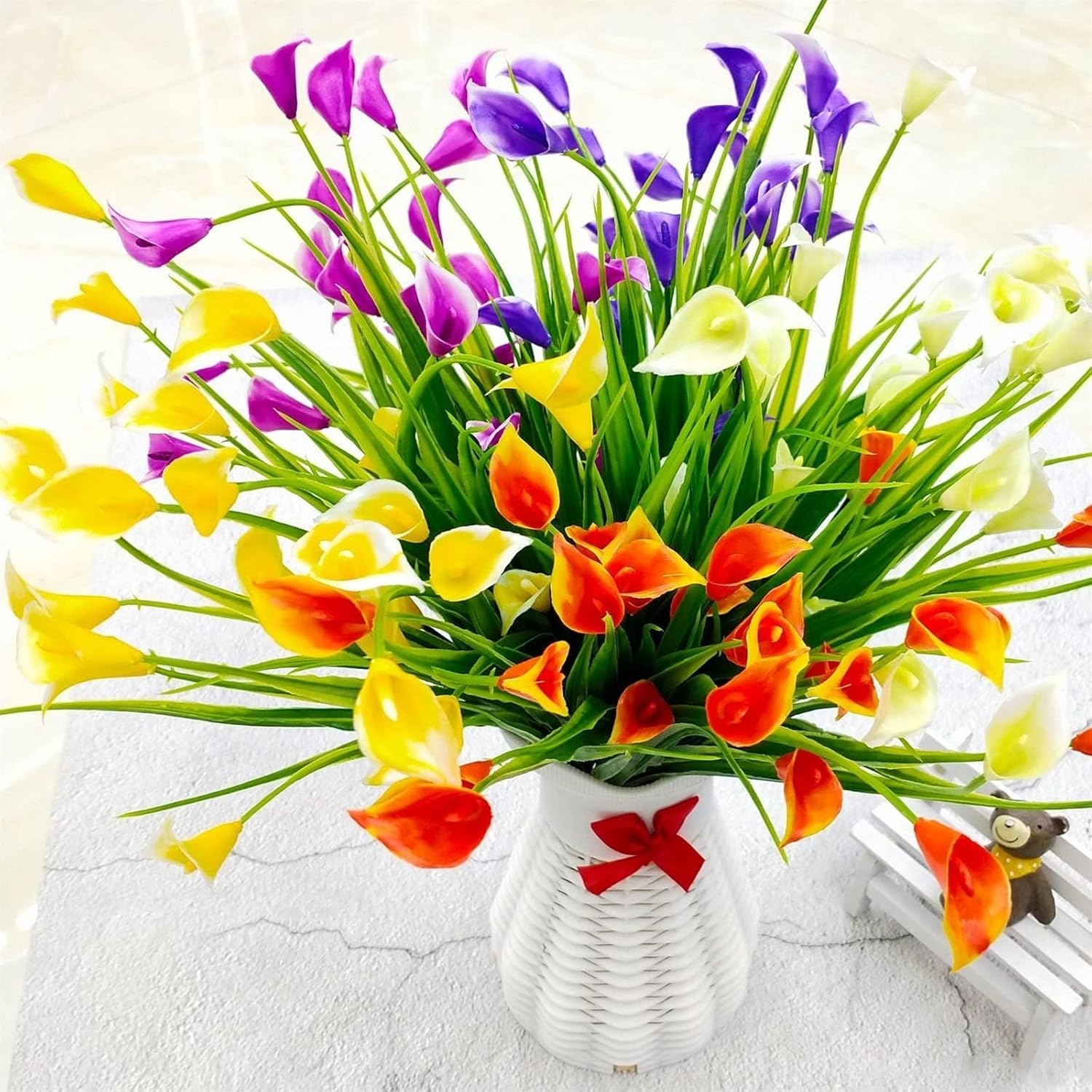 GaRcan Artificial Calla Lily Flowers for Home Garden Decoration