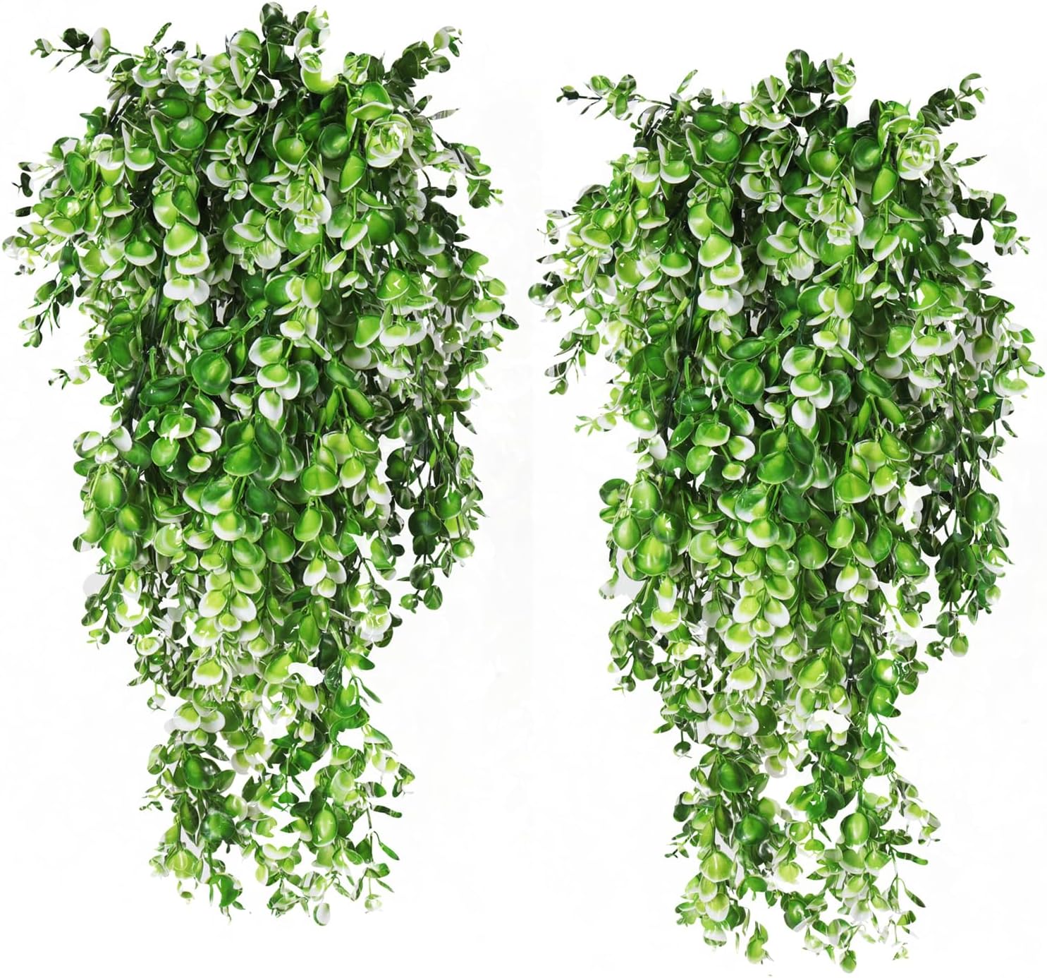 RECUTMS Artificial Shrubs 4 Pack Fake Greenery Plants