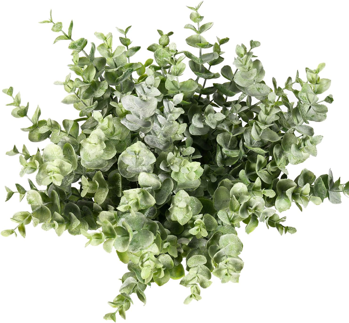 Flojery 4Pcs Artificial Silver Dollar Eucalyptus Branches