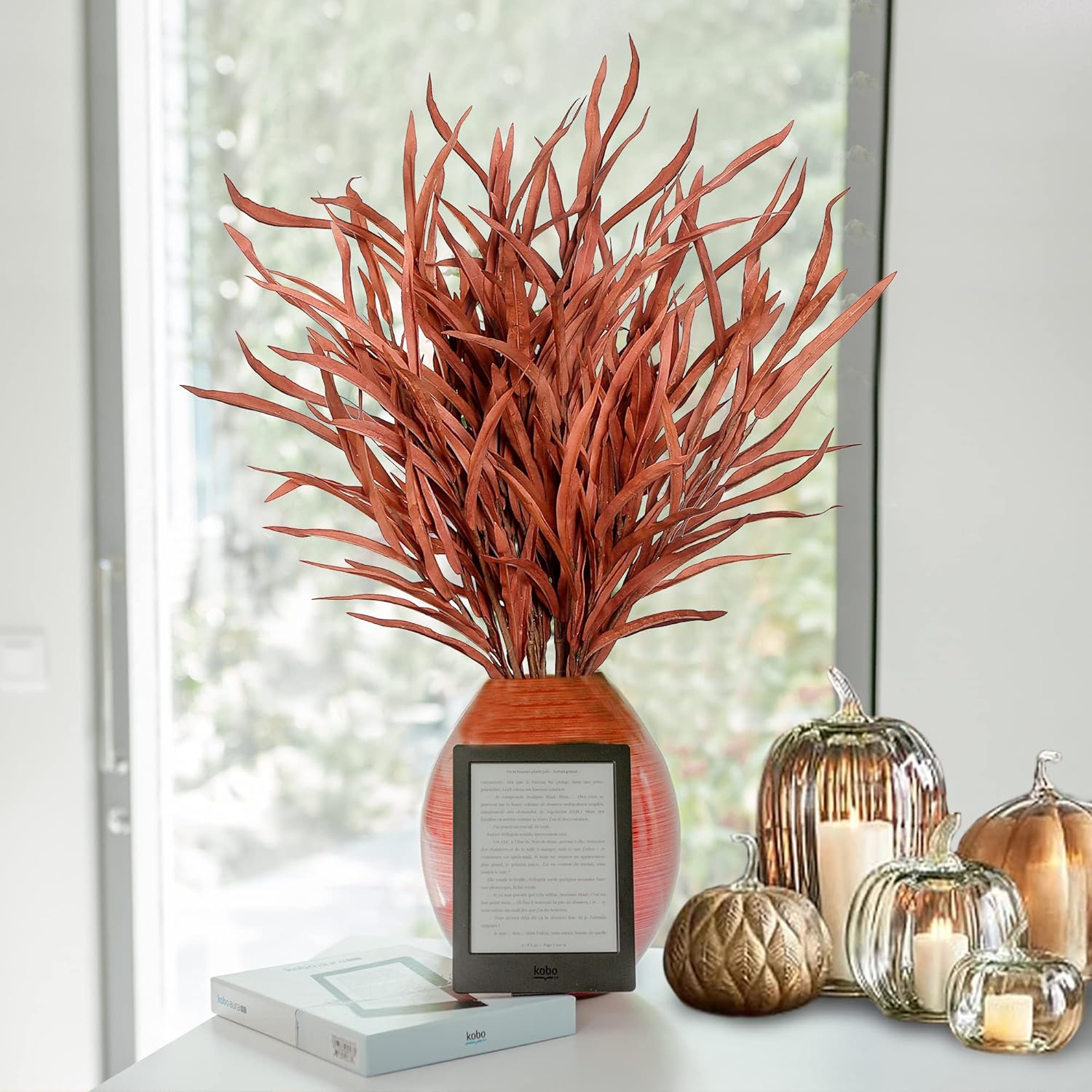 Sggvecsy 6 Pcs Artificial Autumn Branches