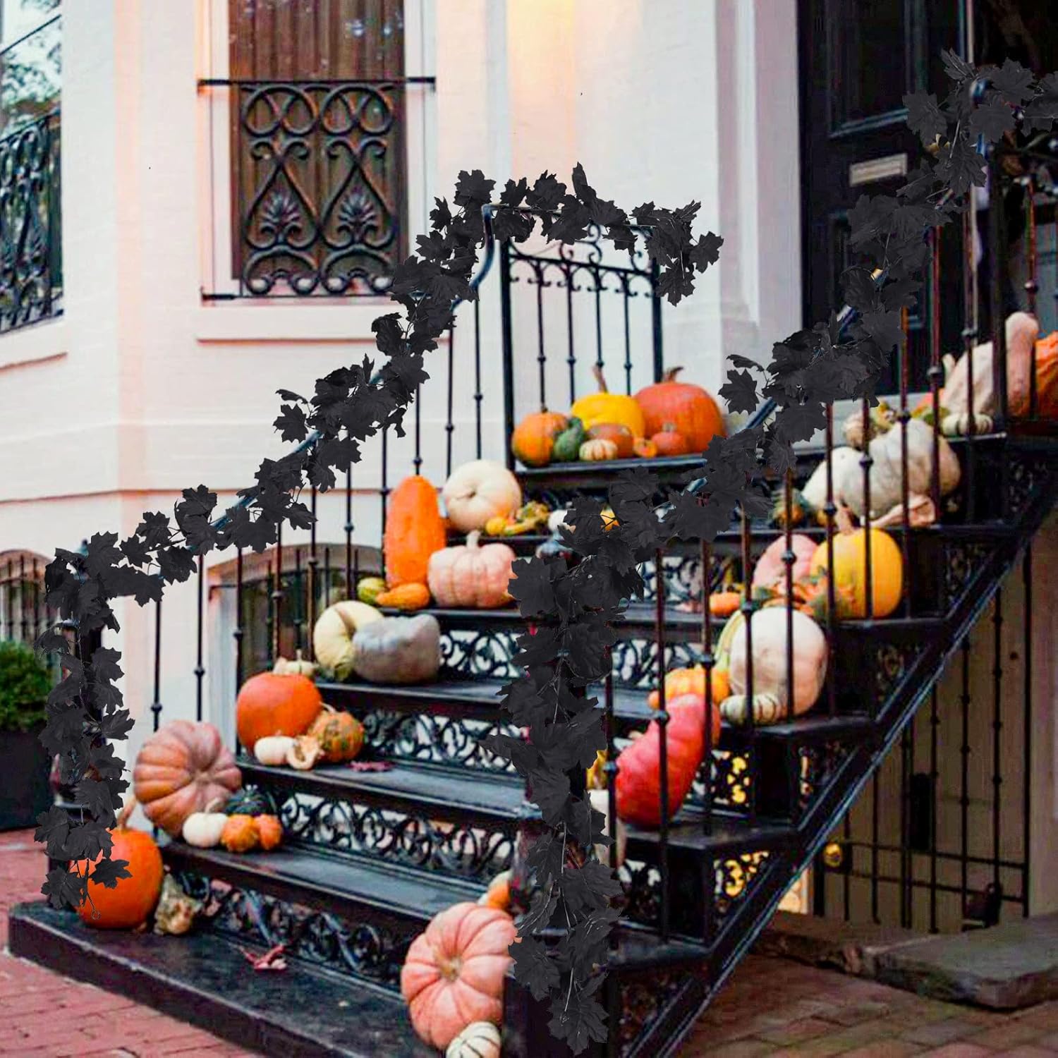 RECUTMS 8 Bundle Artificial Fall Flowers Garland Decor