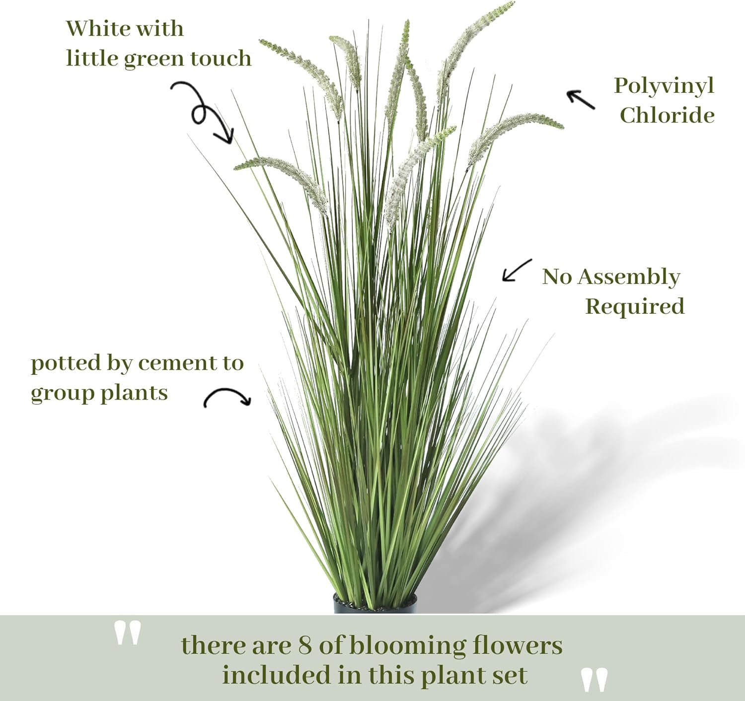KOL 4ft Artificial Veronica Spiked Speedwell Grass