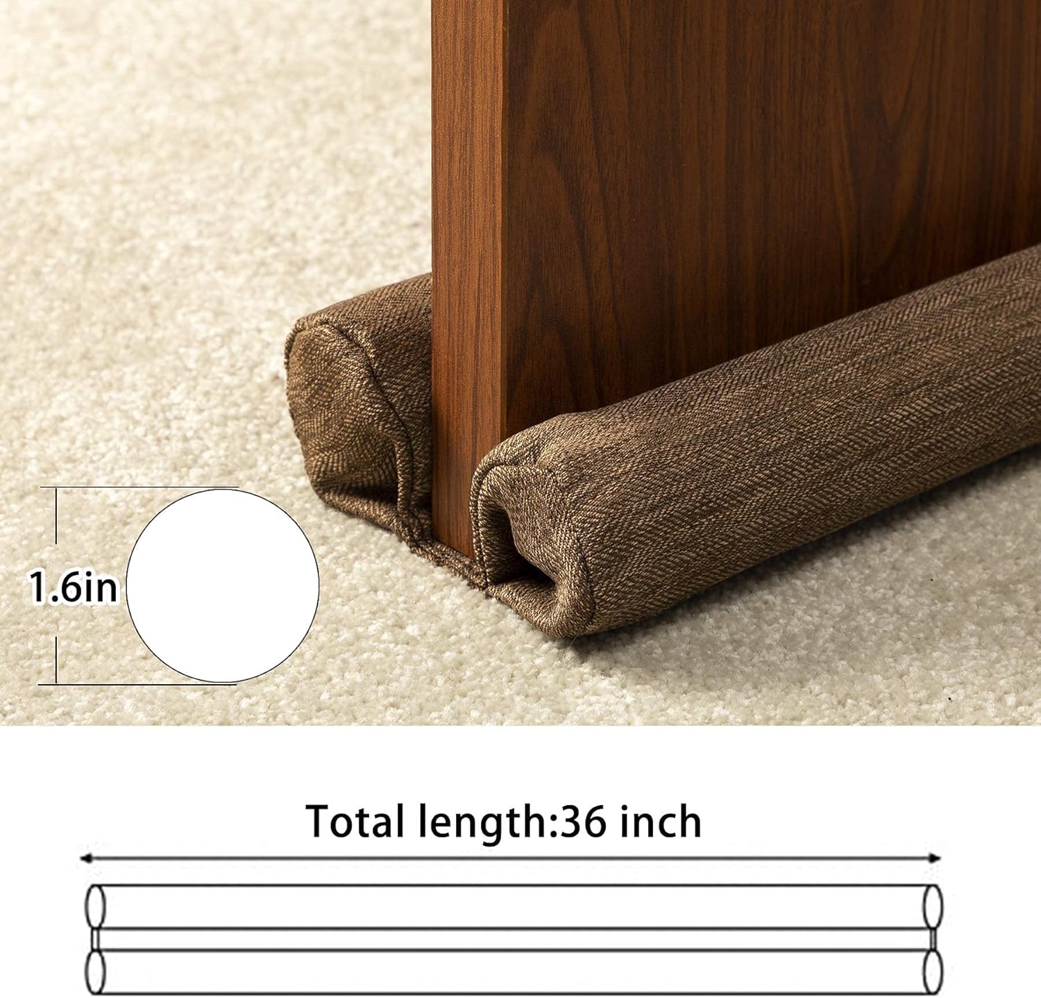 DreamQuil Door Draft Stopper 36 Inch Weather Stripping