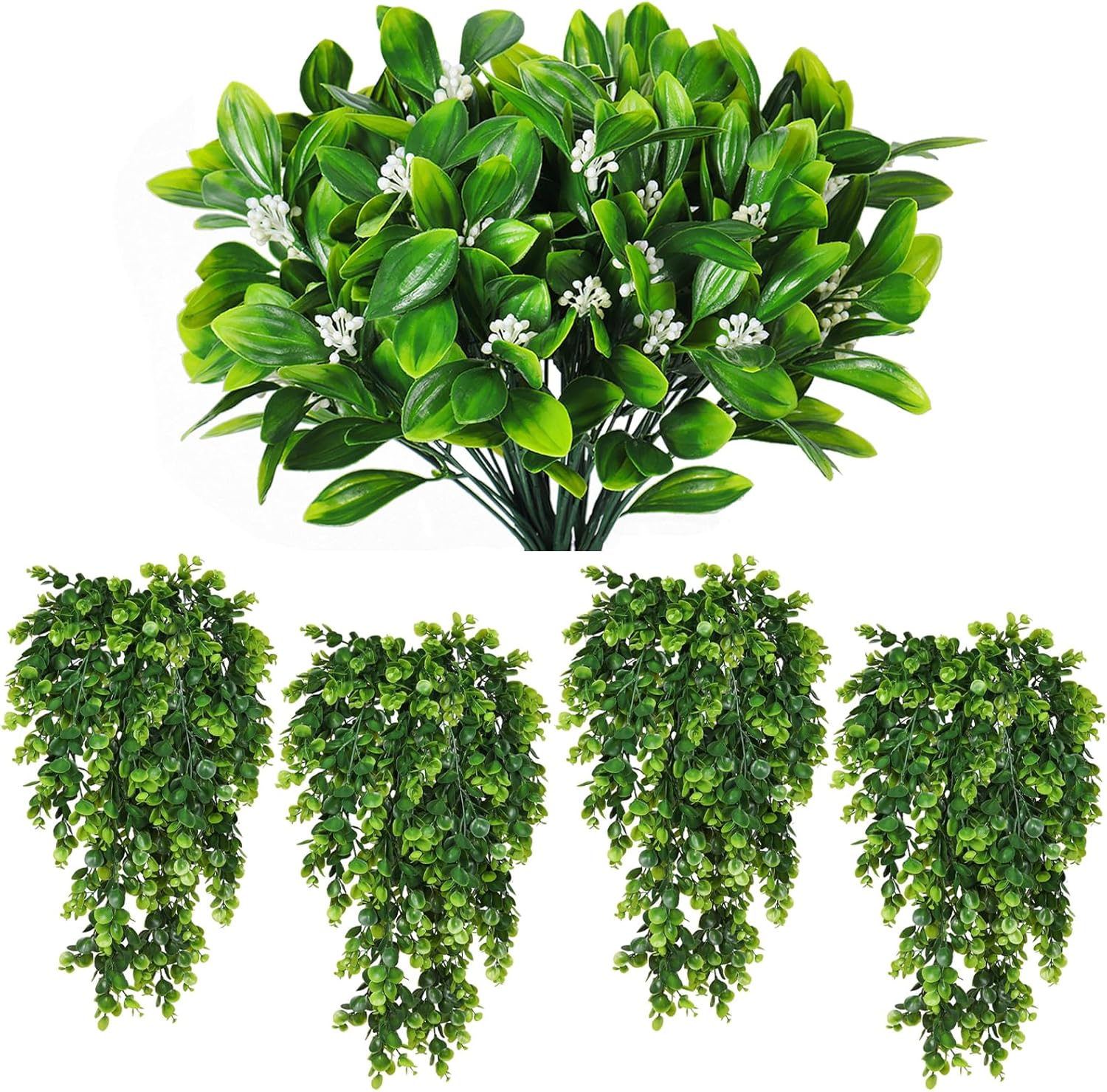 RECUTMS Artificial Plants with 50 Twigs for Home Decor
