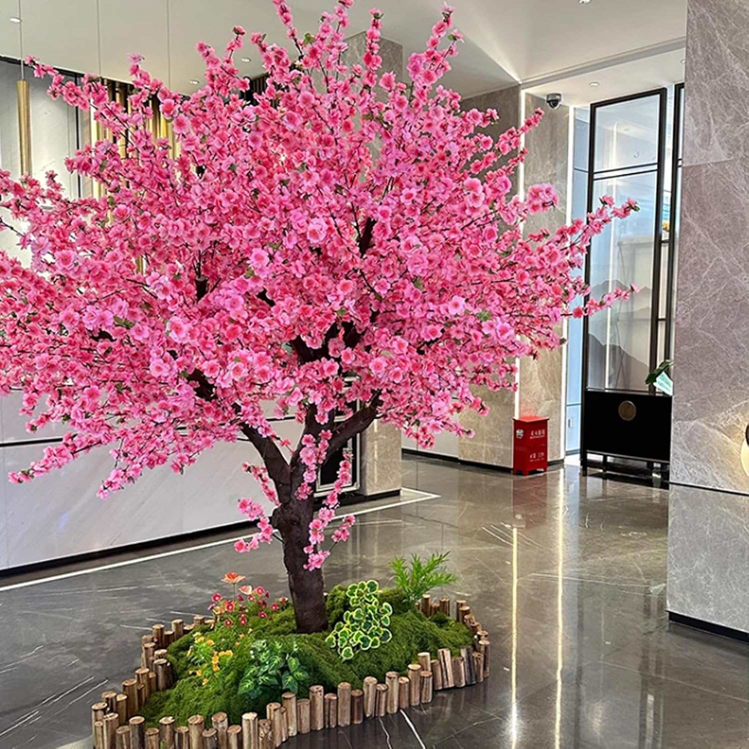TBJEN Artificial Cherry Blossom Tree 1x06m