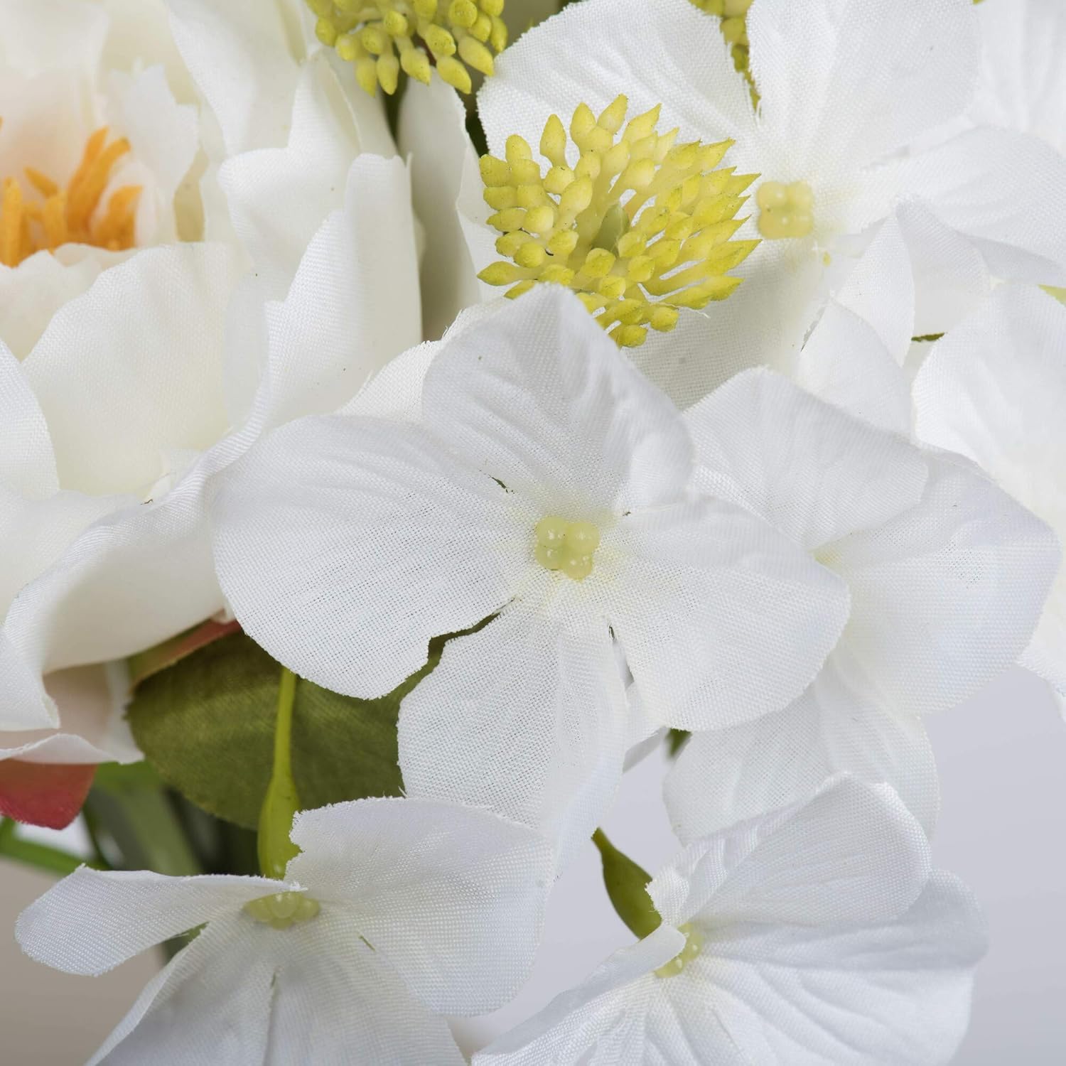Vickerman Artificial White Peony Flowers 14 Inch 2 Pack