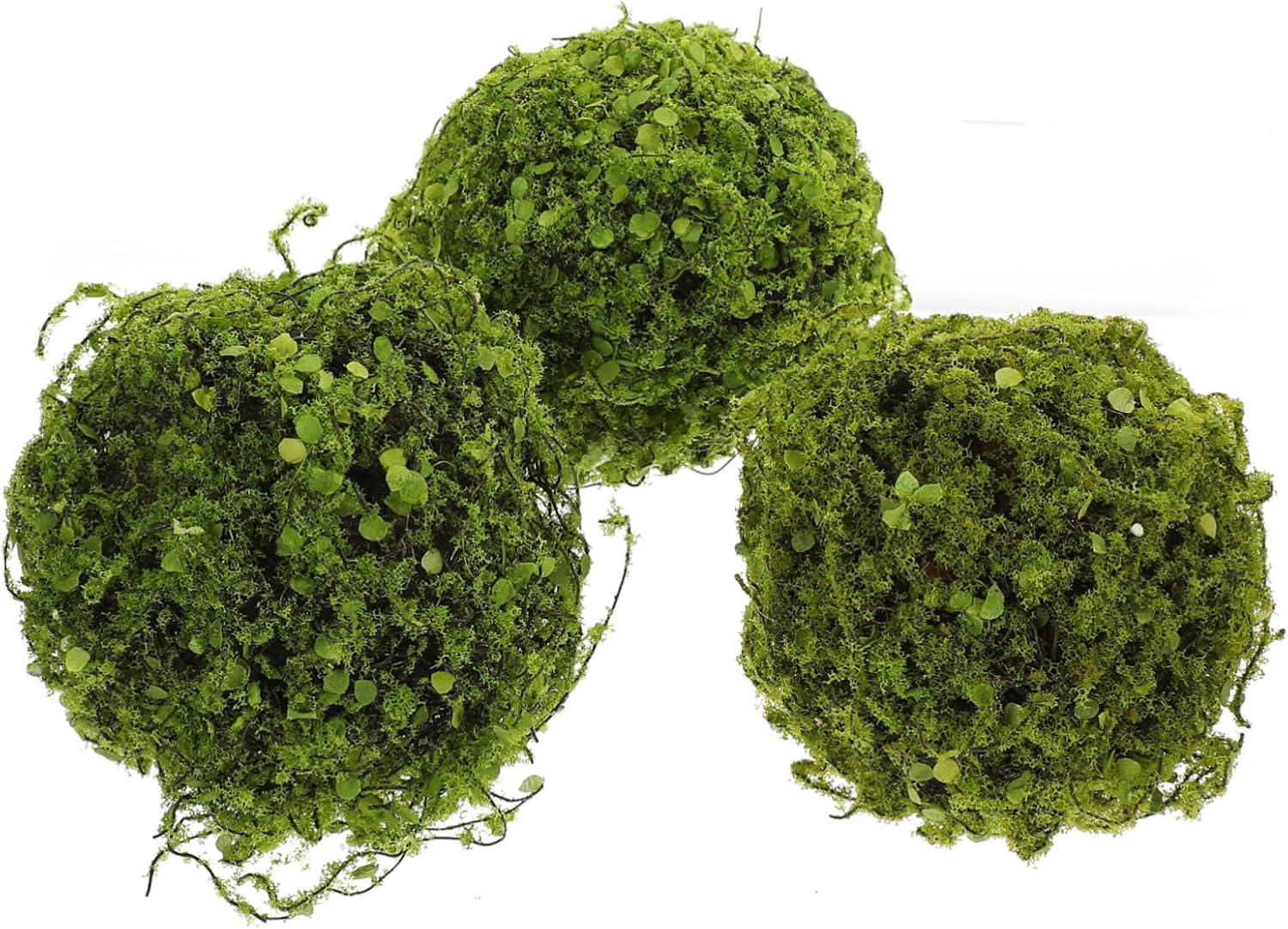 ERINGOGO Artificial Plant Balls 3pcs Hanging Topiary Decor