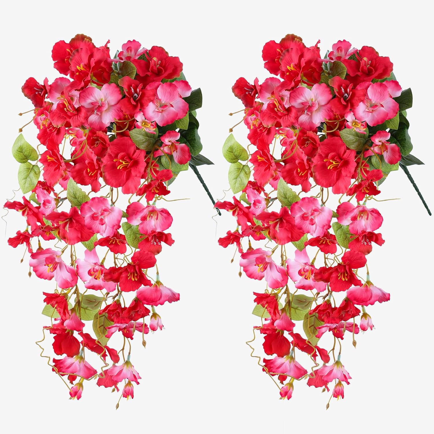 Ivydale Artificial Hanging Hibiscus Flowers 2pcs