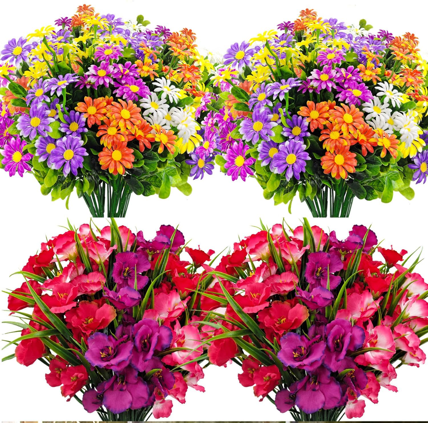 Artificial Flowers for Outdoor Front Porch Decor