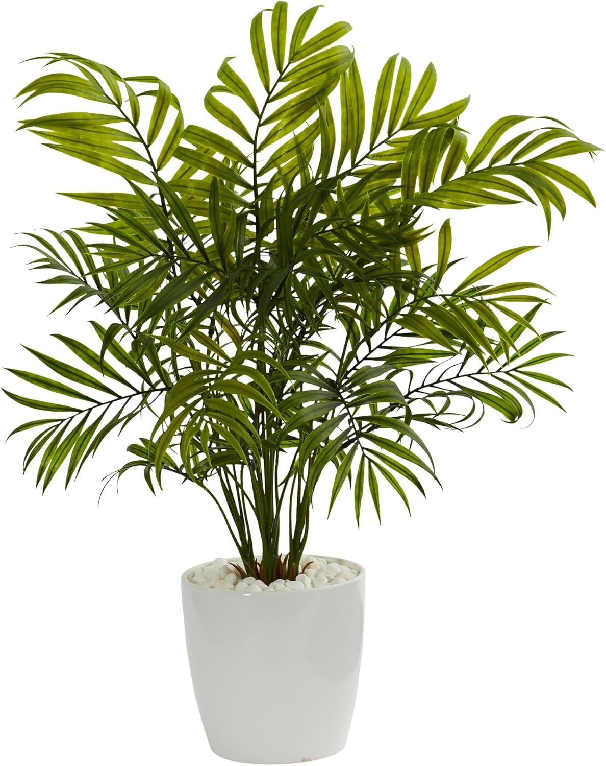 Nearly Natural 195in White Palms Artificial Plant Set of 2