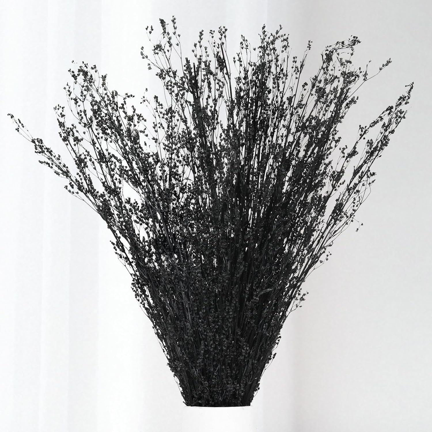 Tavkite Dried Babys Breath Bouquet 17 Inch Black