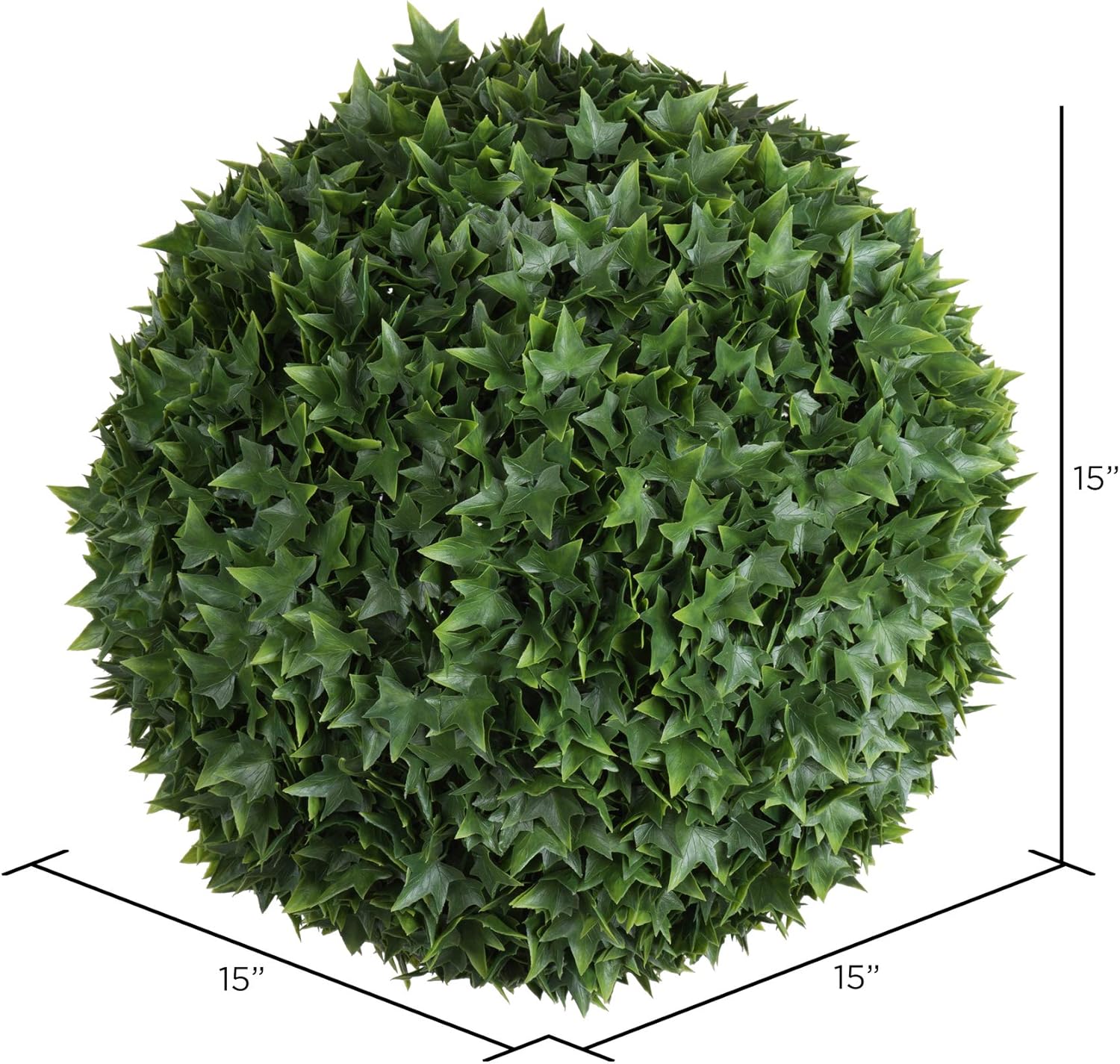 Vickerman Artificial Mini Ivy Ball 15 Inch UV Resistant